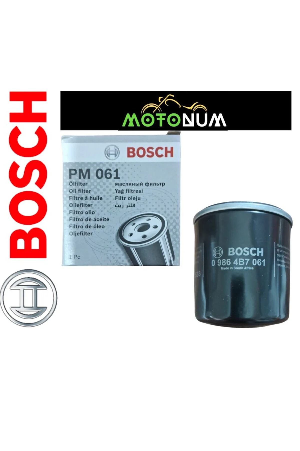 فیلتر روغن موتورسیکلت YAMAHA MT 09 Bosch