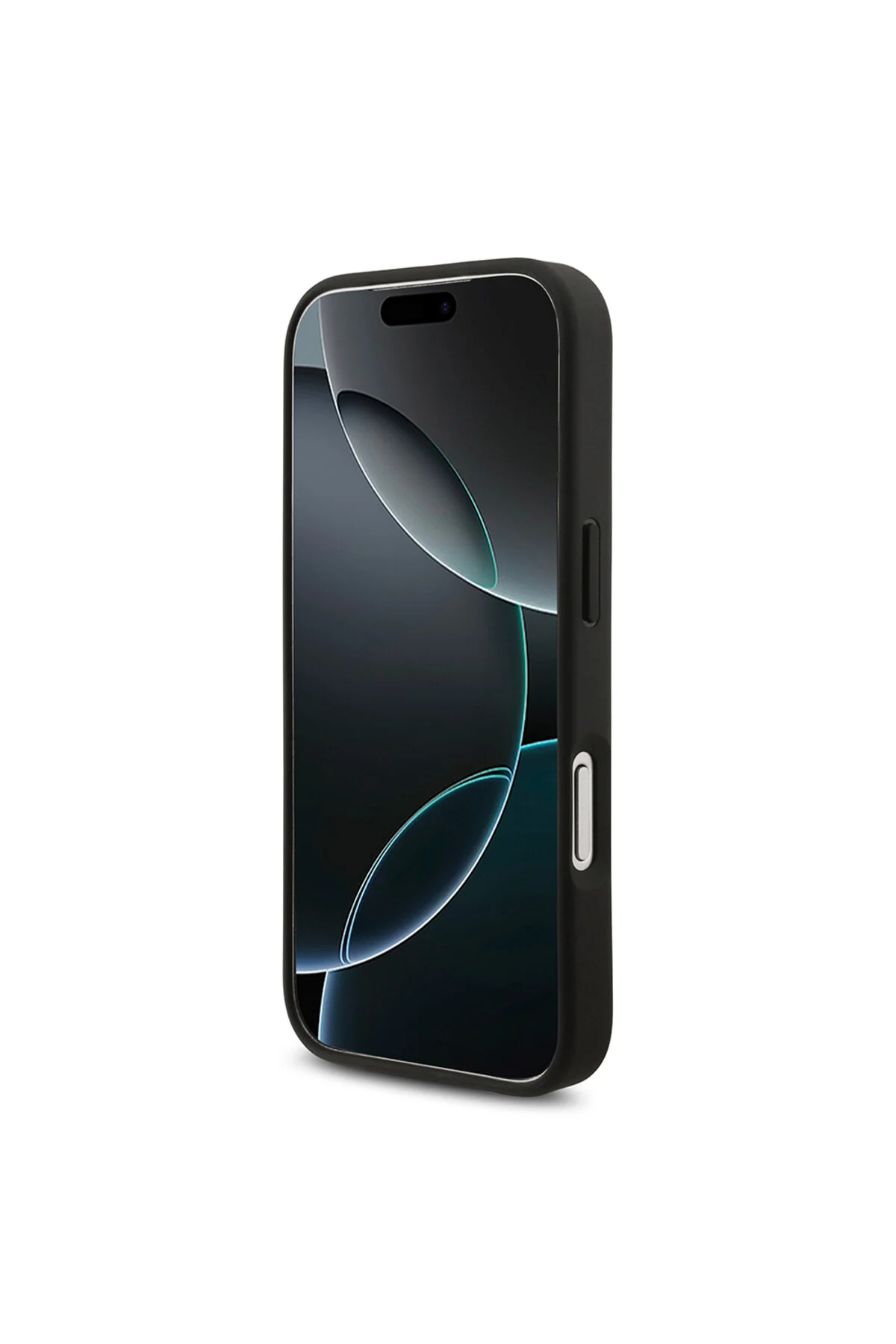 کاور و قاب سازگار با IPHONE 17 PRO دارای مجوز M SAFE PU چرم مخلوط مشکی طرح دار اورجینال Lacoste
