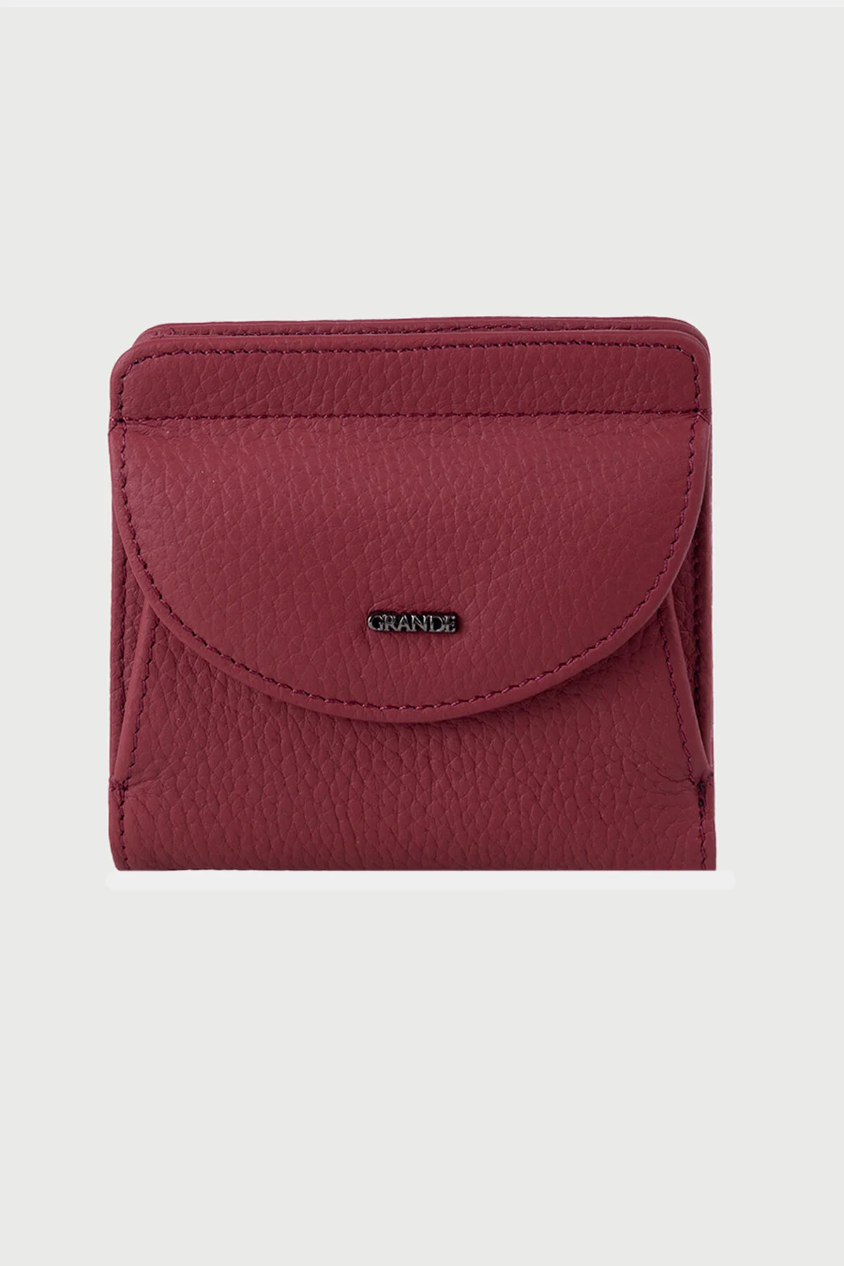 کیف پول 2833 زنانه مینی الگانس چرم طبیعی CLARET RED Grande