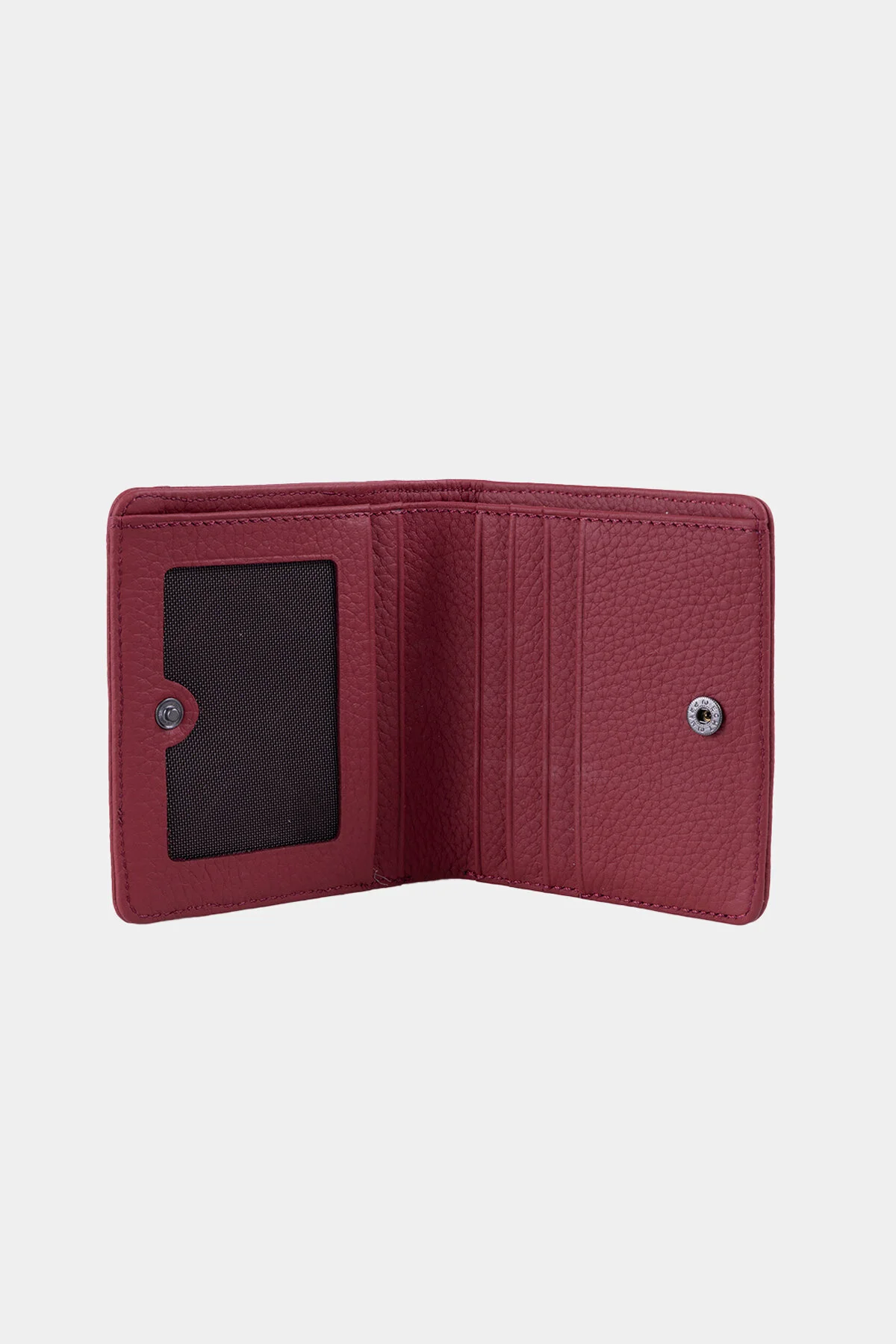 کیف پول 2833 زنانه مینی الگانس چرم طبیعی CLARET RED Grande