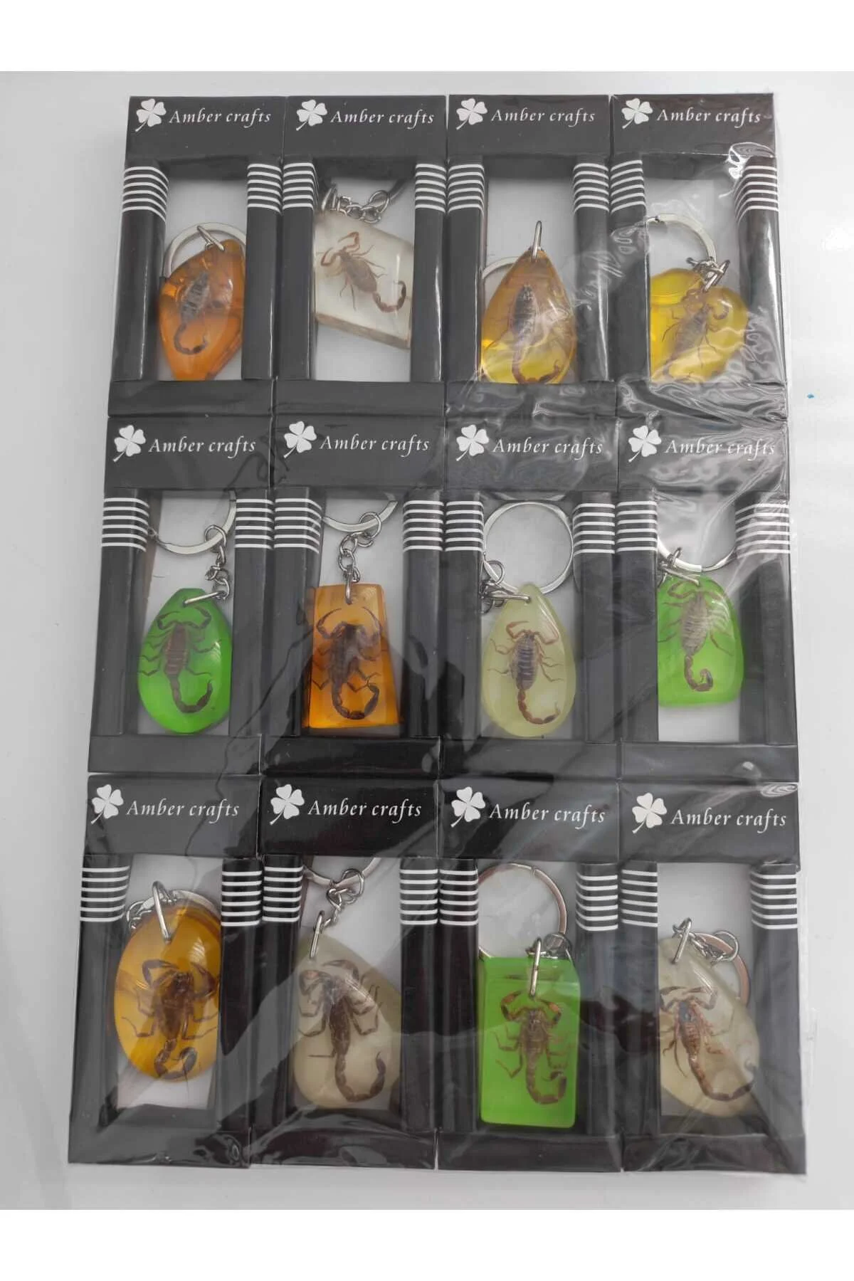 جلیقه کلید ست جاکلیدی 12 تکه عقرب برند AMBER CRAFT AMBER CRAFTS