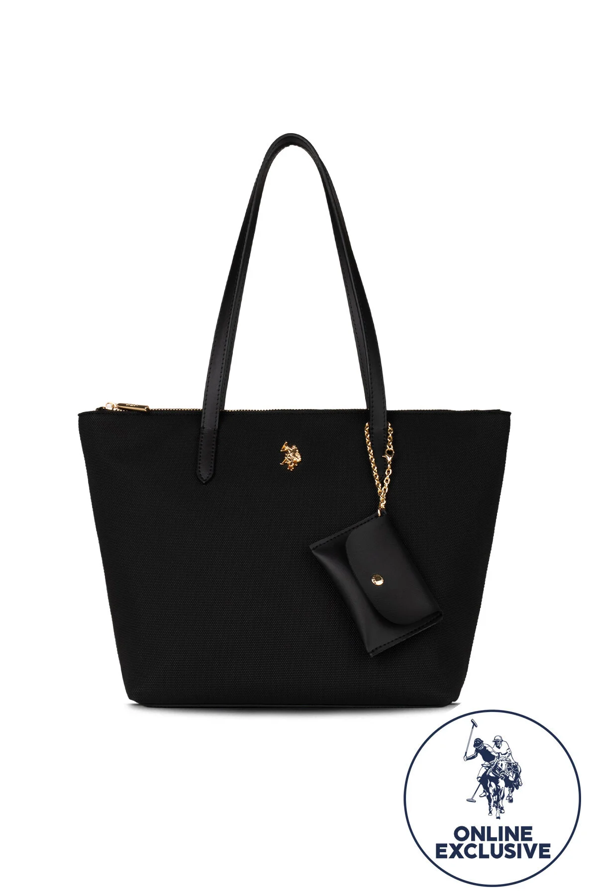 کیف شانه ای انحصاری آنلاین زنانه مشکی US26303 U.S. Polo Assn.