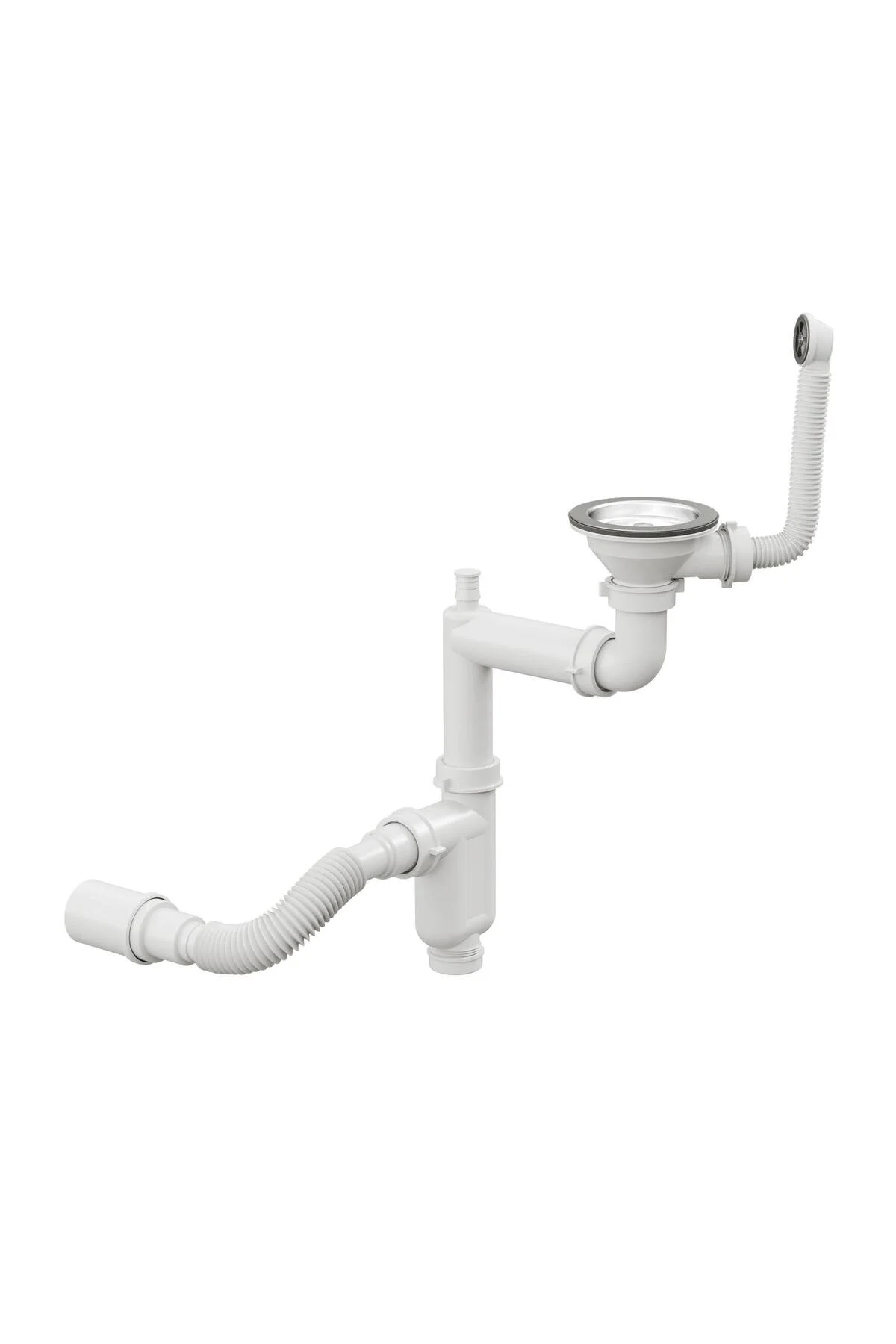 شستشو سیفون آشپزخانه با صرفه جویی در فضای راحت تمیز کردن آسان ضد بو قابل تنظیم AQUA BAGNO