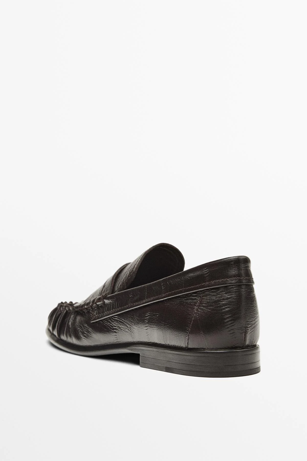 کفش های کژوال راحتی چرمی برجسته اورجینال ماسیمو دوتی Massimo Dutti