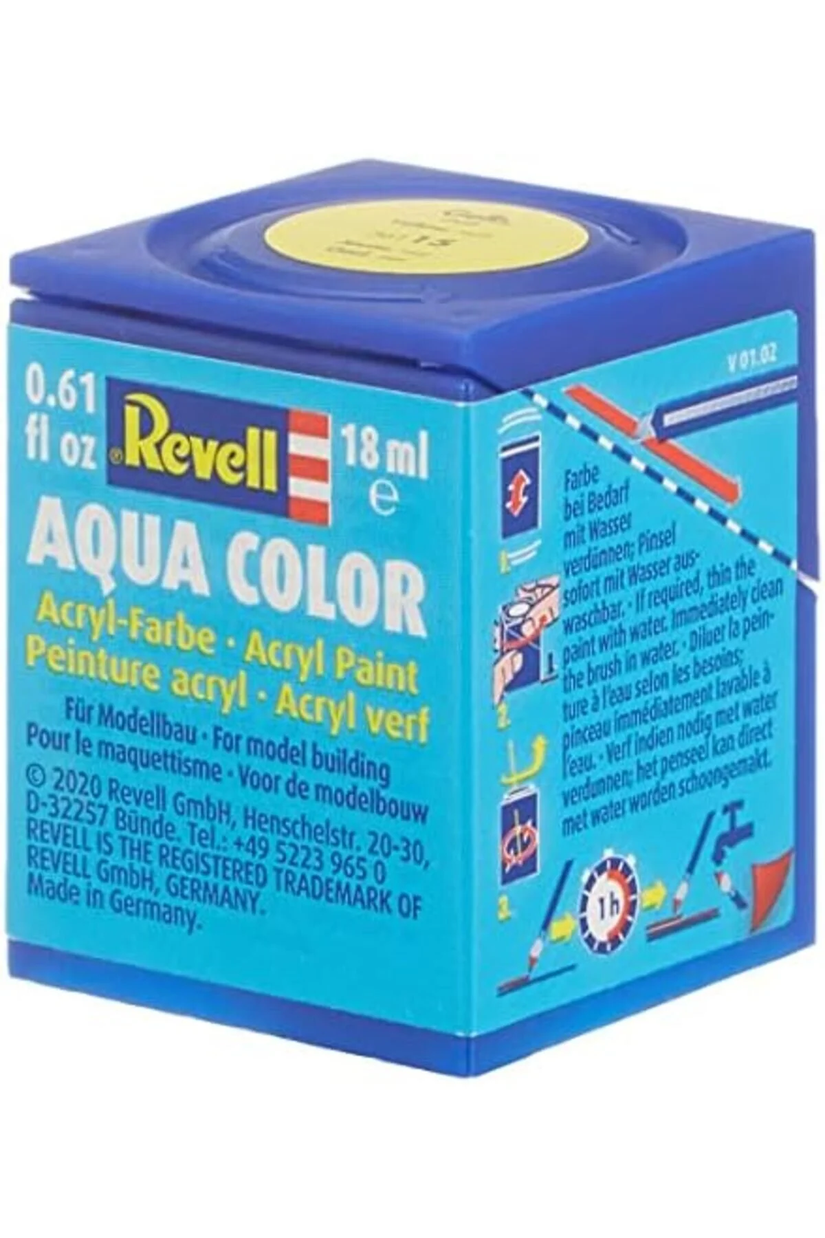مدل خودرو GOLDGLOW WATER BASED YELLOW MATTE 18 ML 36115 MODABLAST 1113377 اورجینال Mena Rise