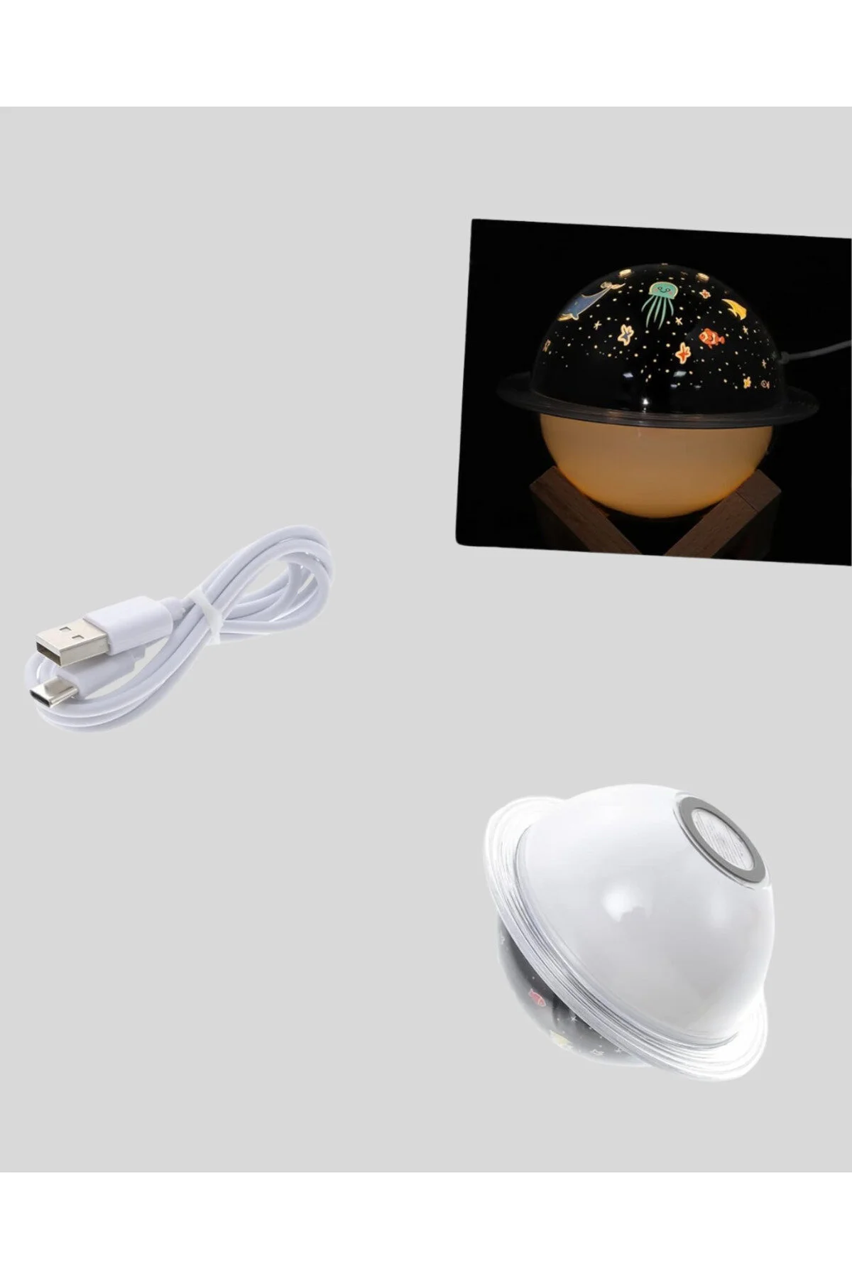 دستگاه بخور مرطوب کننده و رایحه درمانی قابل حمل با نور شب پورت USB dorenta