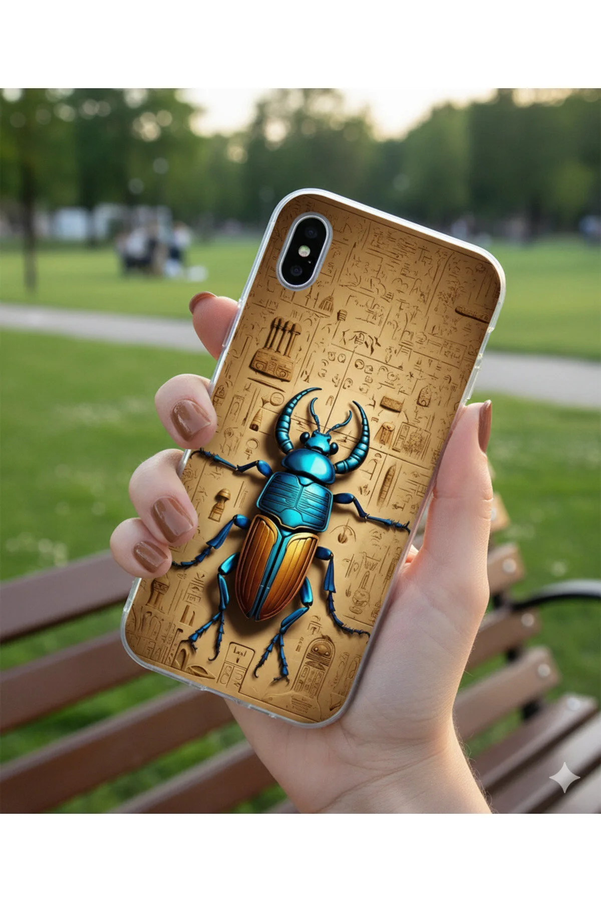 کاور و قاب شفاف SAMSUNG GALAXY A71 سازگار مصر باستان با 3 طرح Dali Design