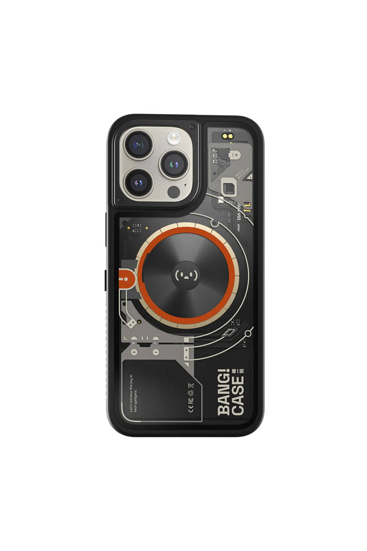 کاور و قاب IPHONE 15 PRO MAX قابل تنظیم 3 کاره بلوتوث متصل BITMO LAB BANGCASE FLUX Forumshop