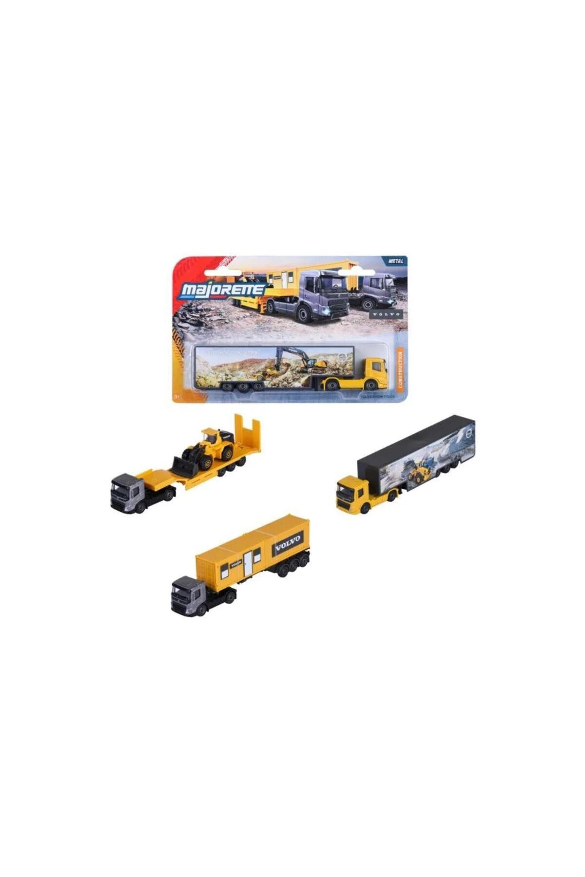 ماشین اسباب بازی VOLVO CARRIER CONSTRUCTION VEHICLES SHOW TRUCK 3103000 Majorette
