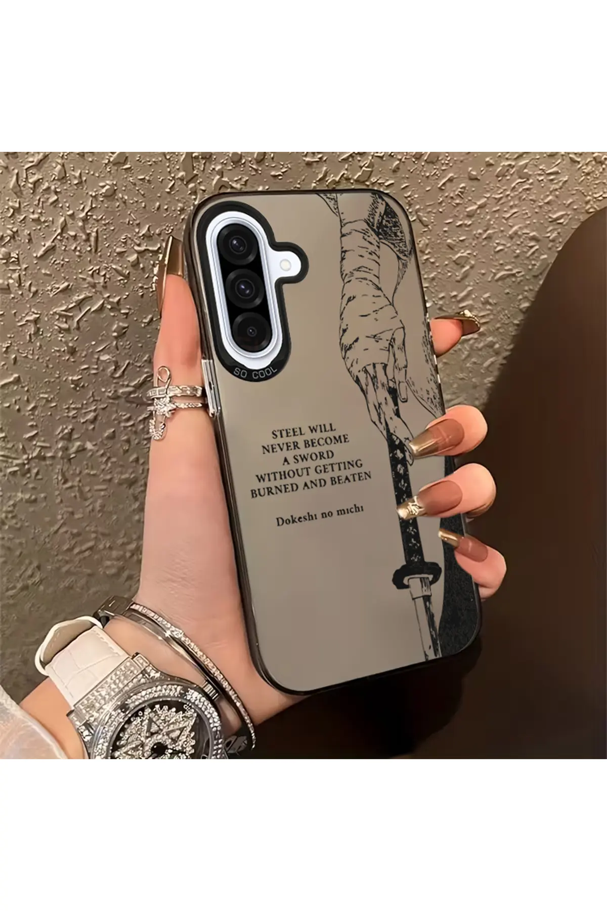 کاور و قاب گوشی لوکس مدل شمشیر SAMURAI'S SWORD سازگار با SAMSUNG GALAXY A36 A56 Caseji