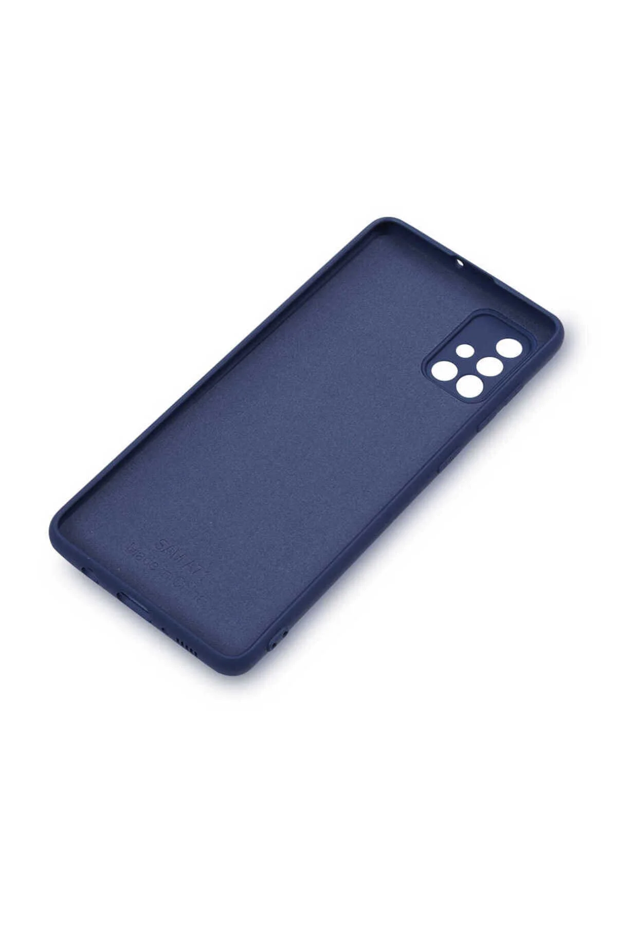 کاور و قاب گلکسی A71 MARA LAUNCH COVER آبی دریایی side eye
