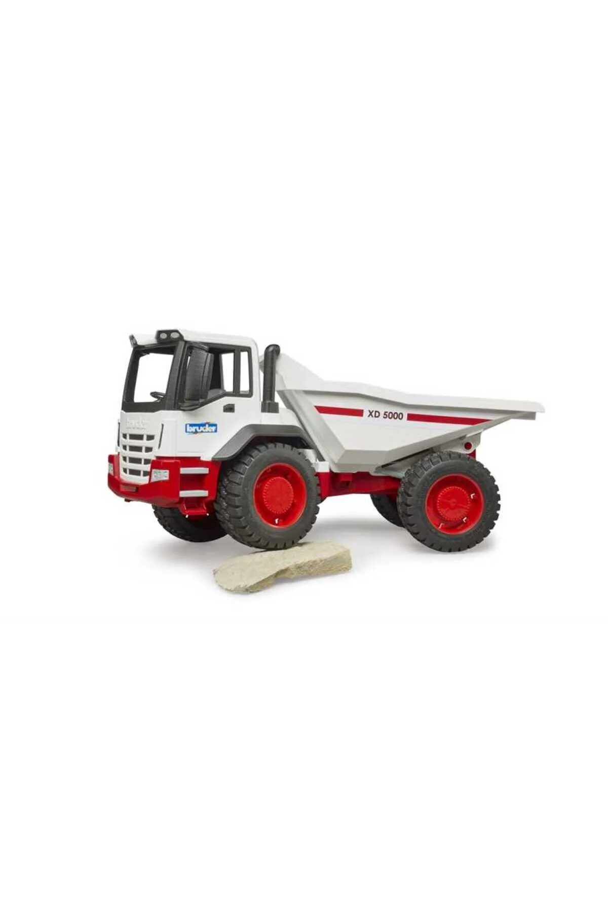 ماشین اسباب بازی DAMPER TRUCK RED سفید BR03415 Bruder