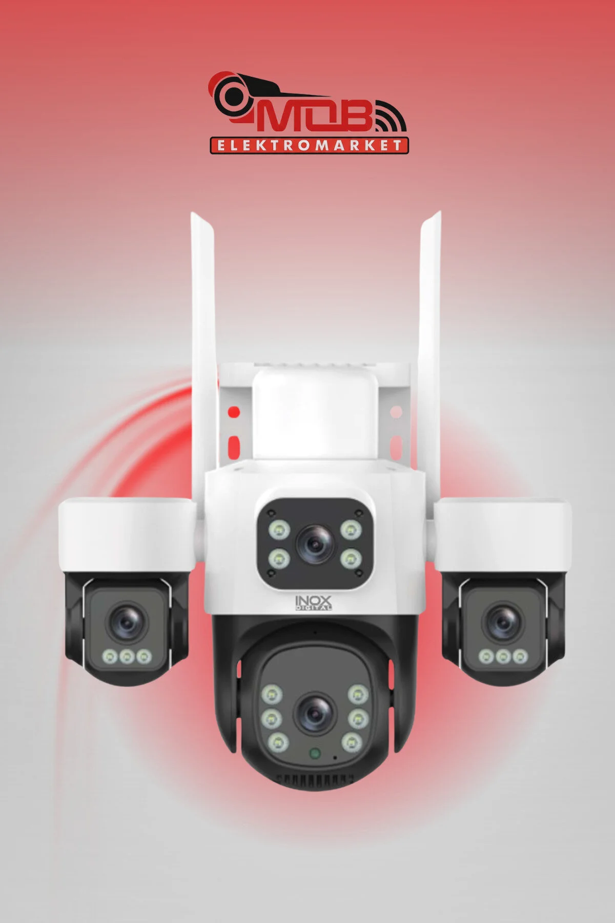 دوربین INOX X113 3+3+3MP با 3 لنز WIFI PTZ inoxdigital