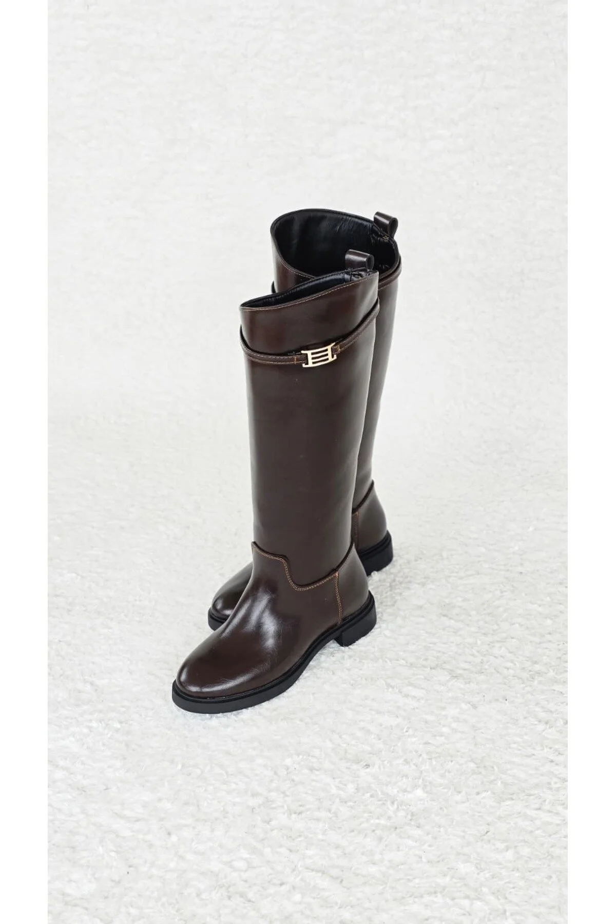 چکمه های سوارکاری سگک دار ملینتا بدون زیپ Melinta Shoes