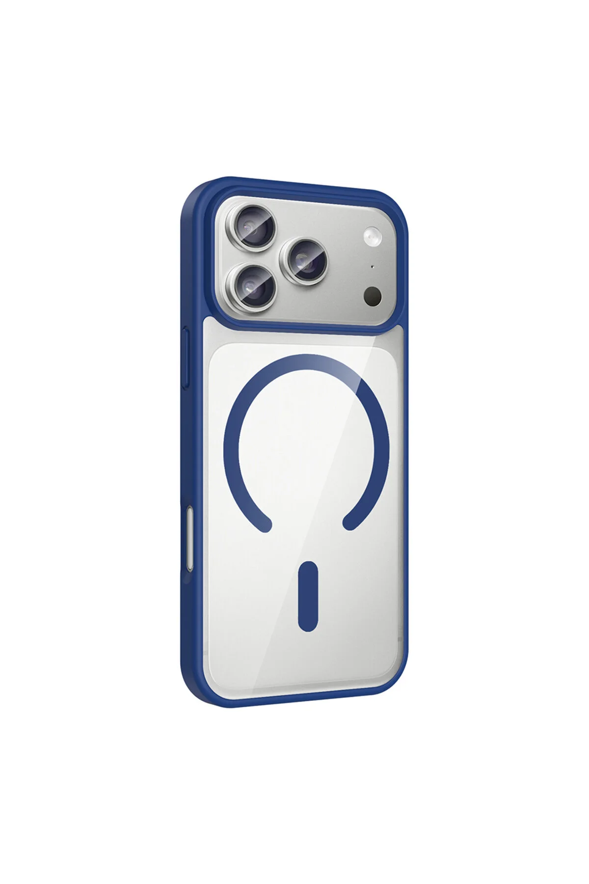کاور و قاب IPHONE 17 PRO MAX CASE M SAFE شارژ بی‌سیم دارای پوشش سیلیکونی EGE خاکستری Sionel