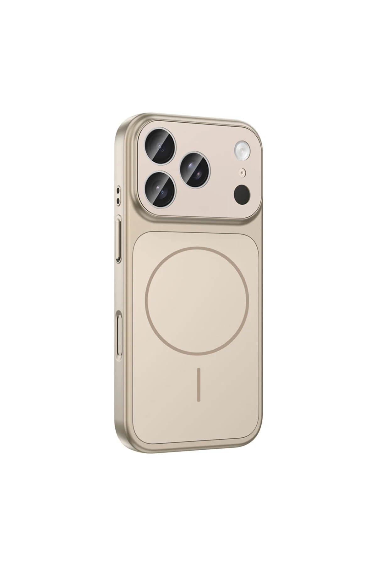 کاور و قاب محافظ IPHONE 17 PRO MAX M SAFE CHARGING دوربین ویژه پوشش رسمی خاکستری Zore