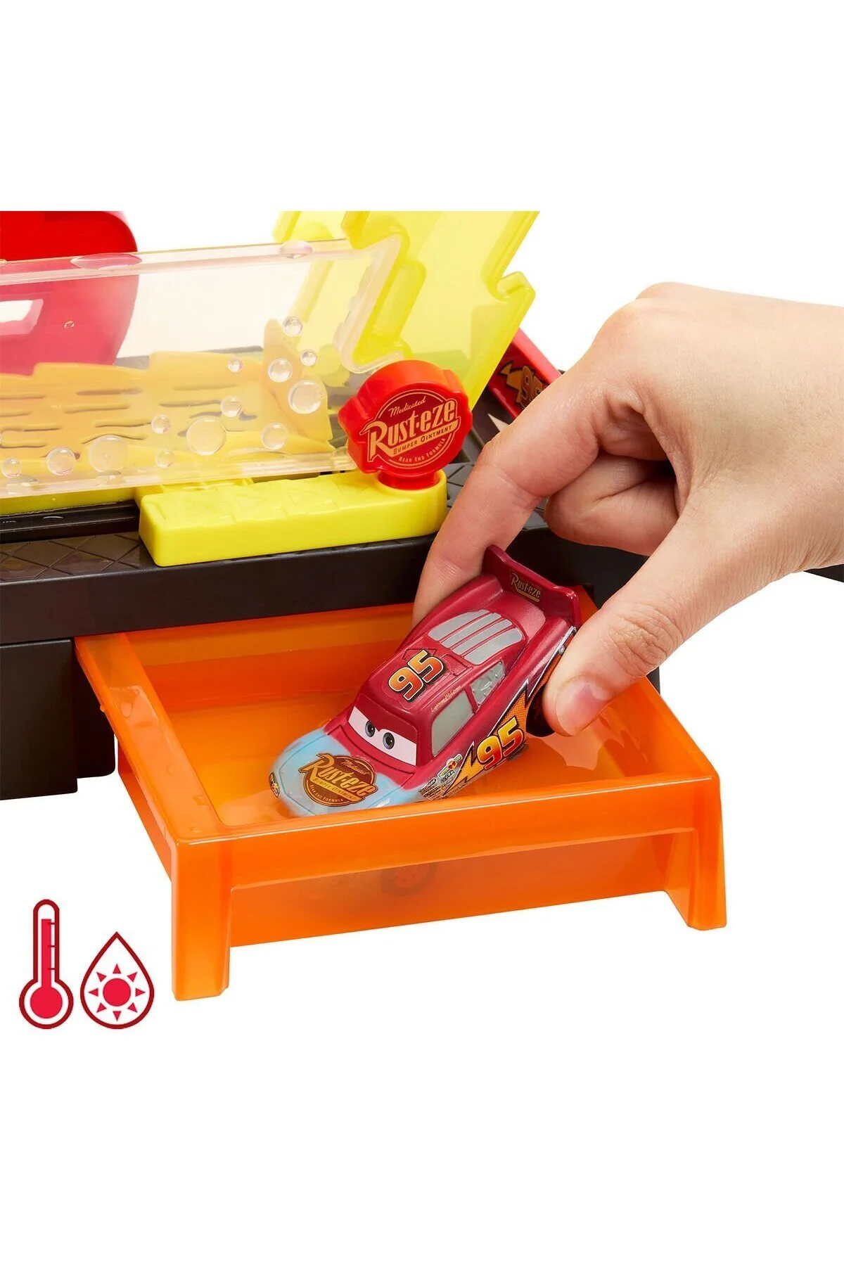 ماشین اسباب بازی ست شستشوی JBM70 با مک کوئین تغییر رنگ Mattel