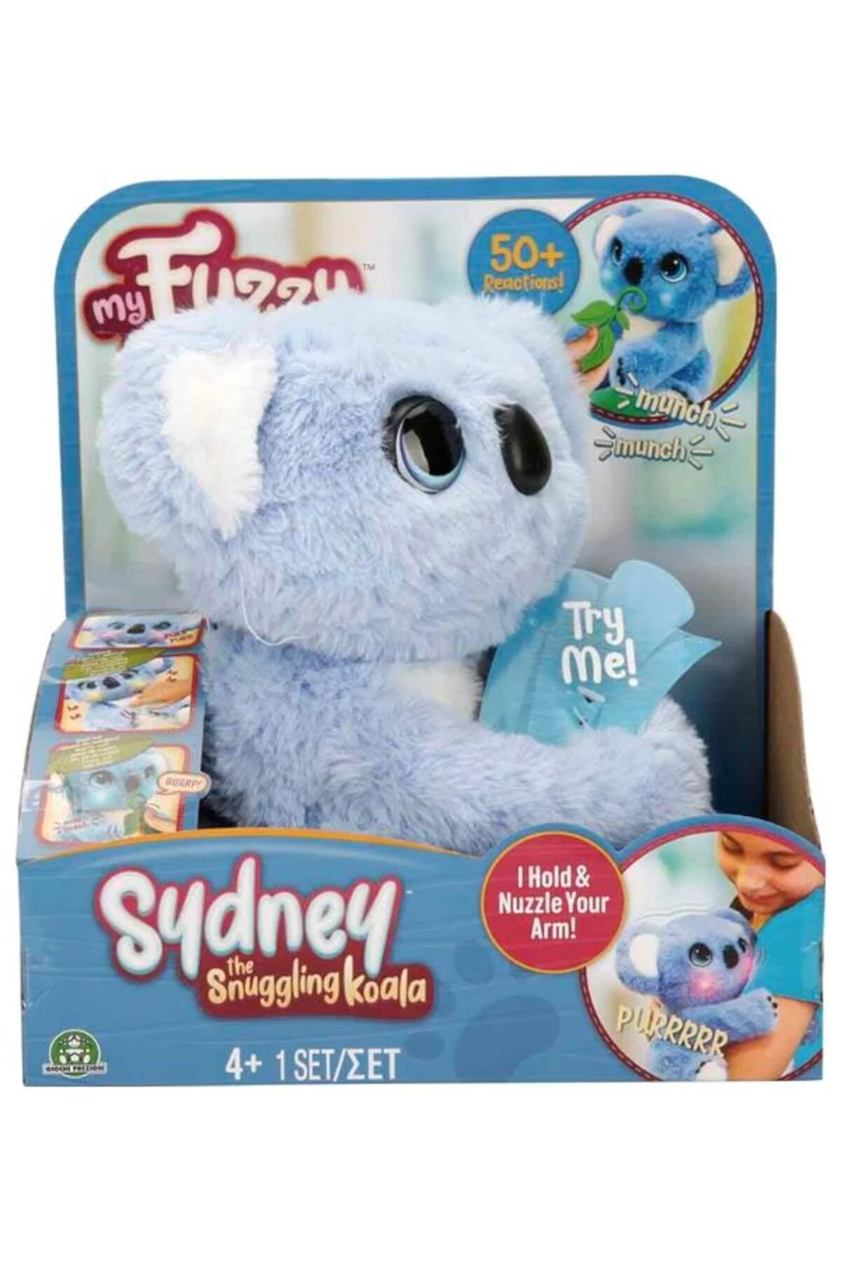 اسباب بازی های پشمی MY FUZZIE FRIENDS KOALA WITH SOUND AND LIGHT 25CM MYN00101 My Fuzzy Friends