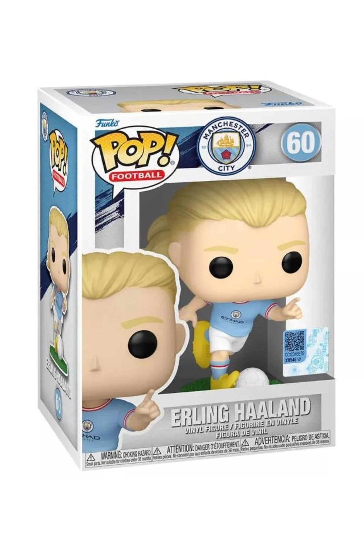 فیگور فوتبال پاپ منچسترسیتی ارلینگ هالاند شماره: 60 Funko