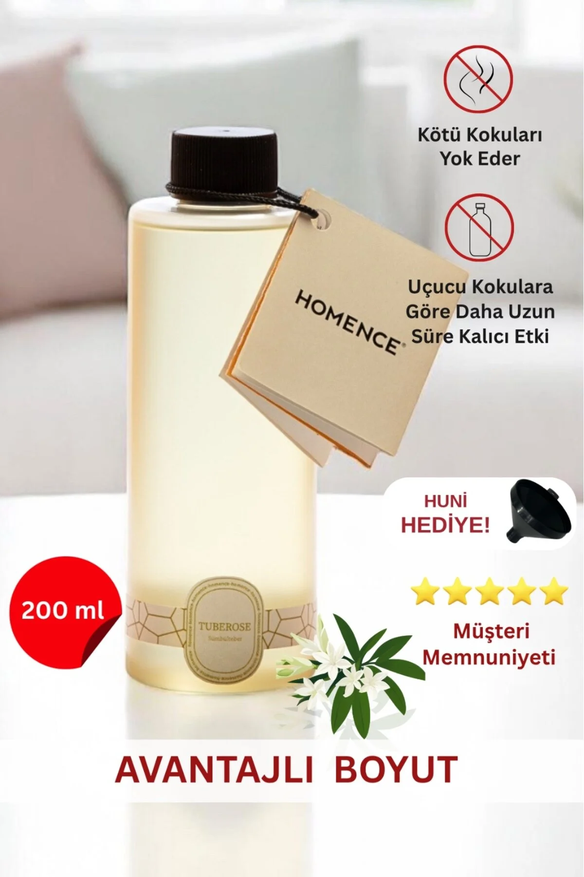 خوشبوکننده اتاق بوگیر و خوشبو کننده عطر بوی مجلسی جوهر زاویه اضافی 200 میل homence