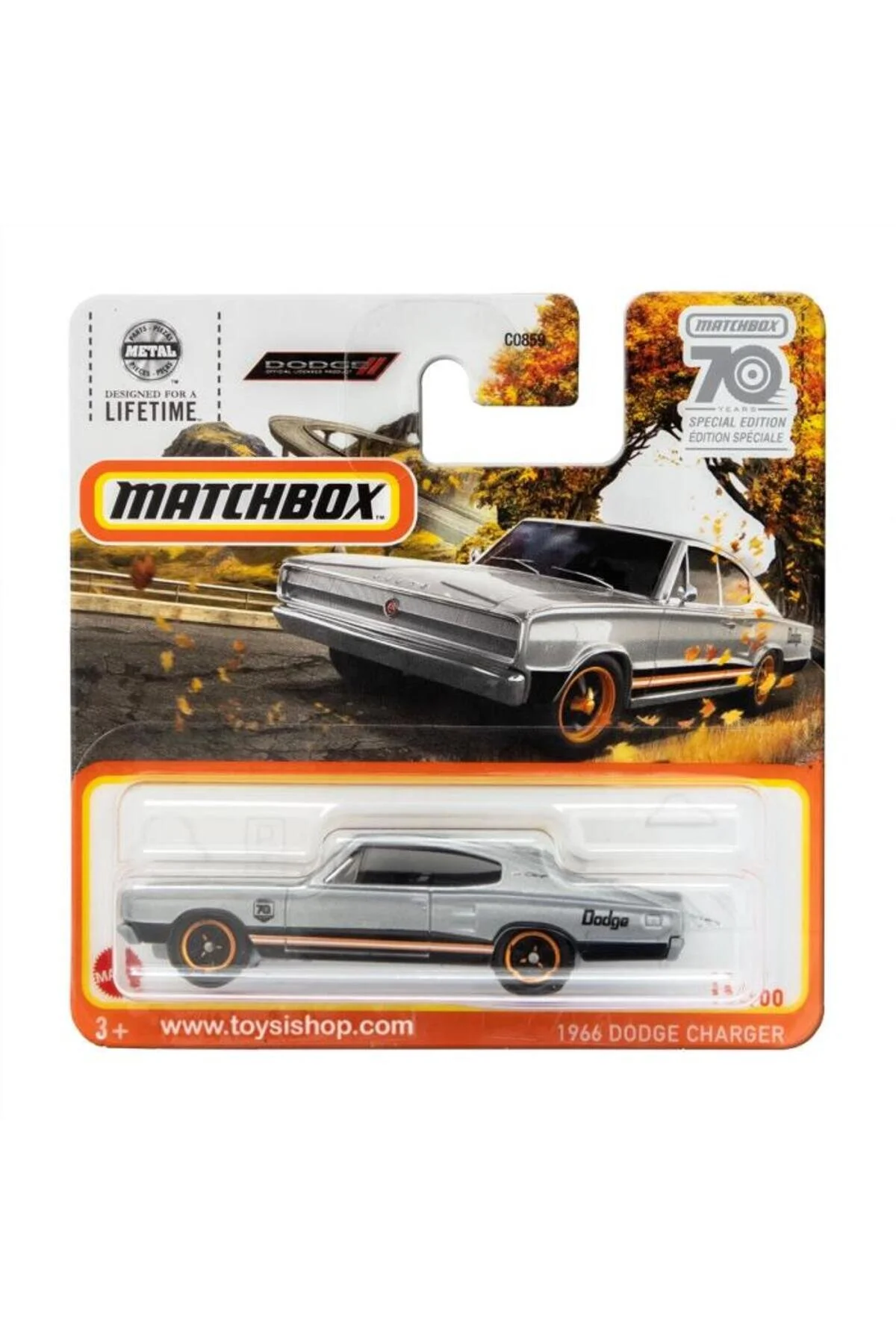 ماشین اسباب بازی SINGLE CARS 1966 DODGE CHARGER HLC79 Matchbox
