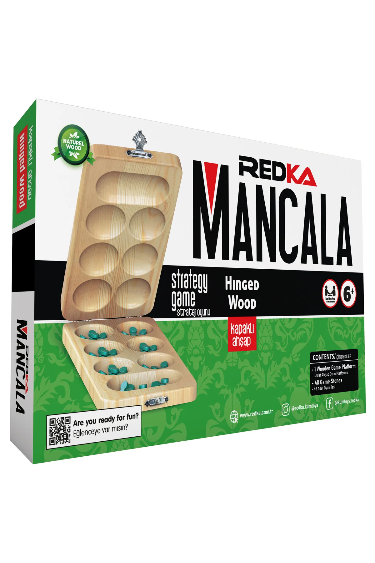 اسباب بازی های آموزشی استراتژی Wooden Mangala 28.02.758.001 Redka