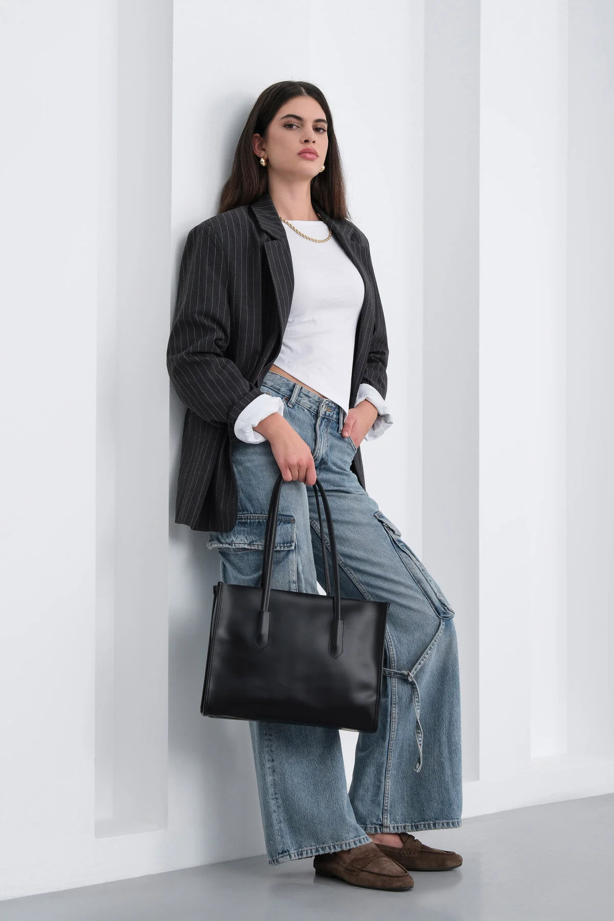 کیف شانه ای پائلا مشکی Shule Bags