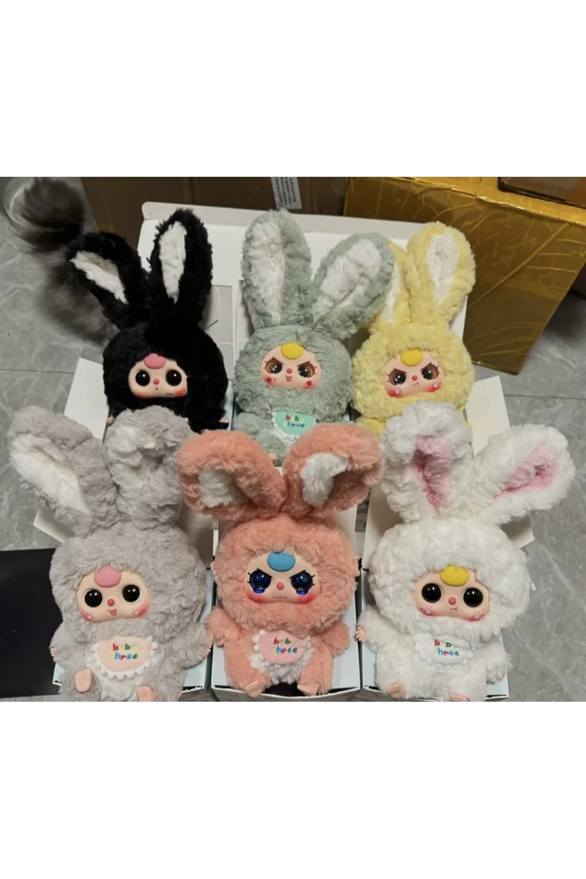اسباب بازی های پشمی هدایای جعبه دسکتاپ اسباببازی رومیزی سری جدید BLIND BOX نسخه محدود گردنبند عروسکی زیبا happystoretr