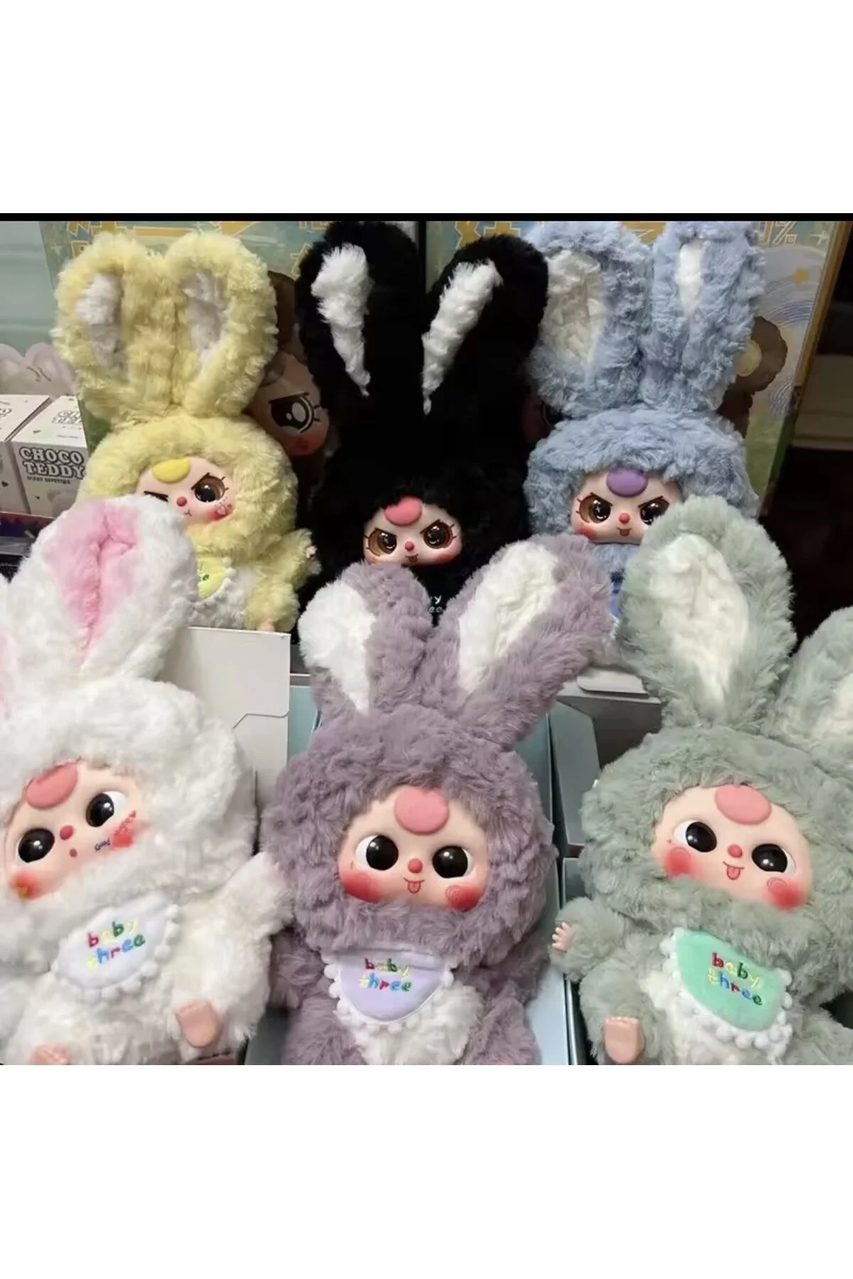 اسباب بازی های پشمی هدایای جعبه دسکتاپ اسباببازی رومیزی سری جدید BLIND BOX نسخه محدود گردنبند عروسکی زیبا happystoretr
