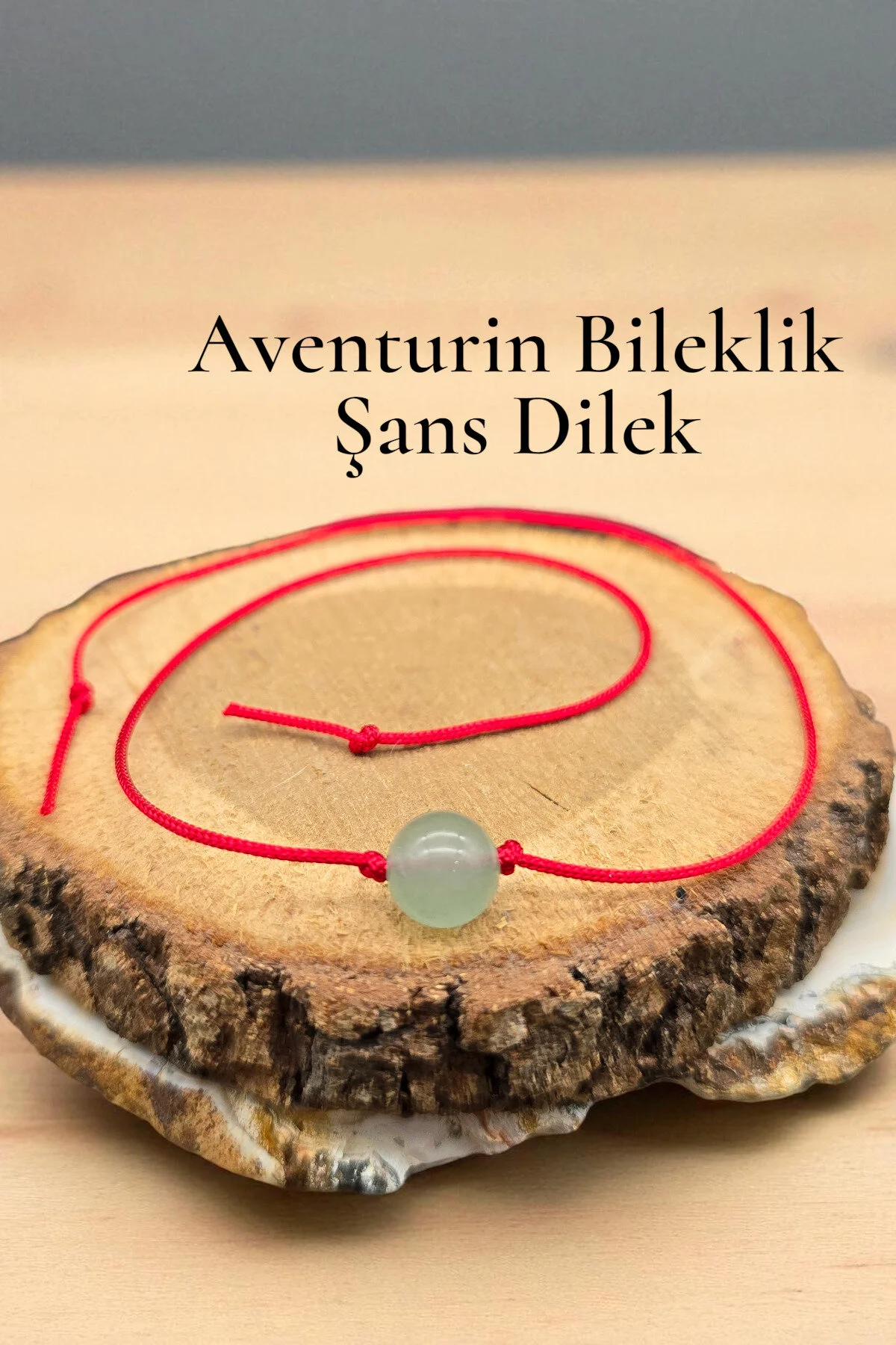 دستبند فشن سنگ طبیعی AVENTURINE نخ قرمز هدیه آرزوی شانس NBS Beautiful Naturel Stones