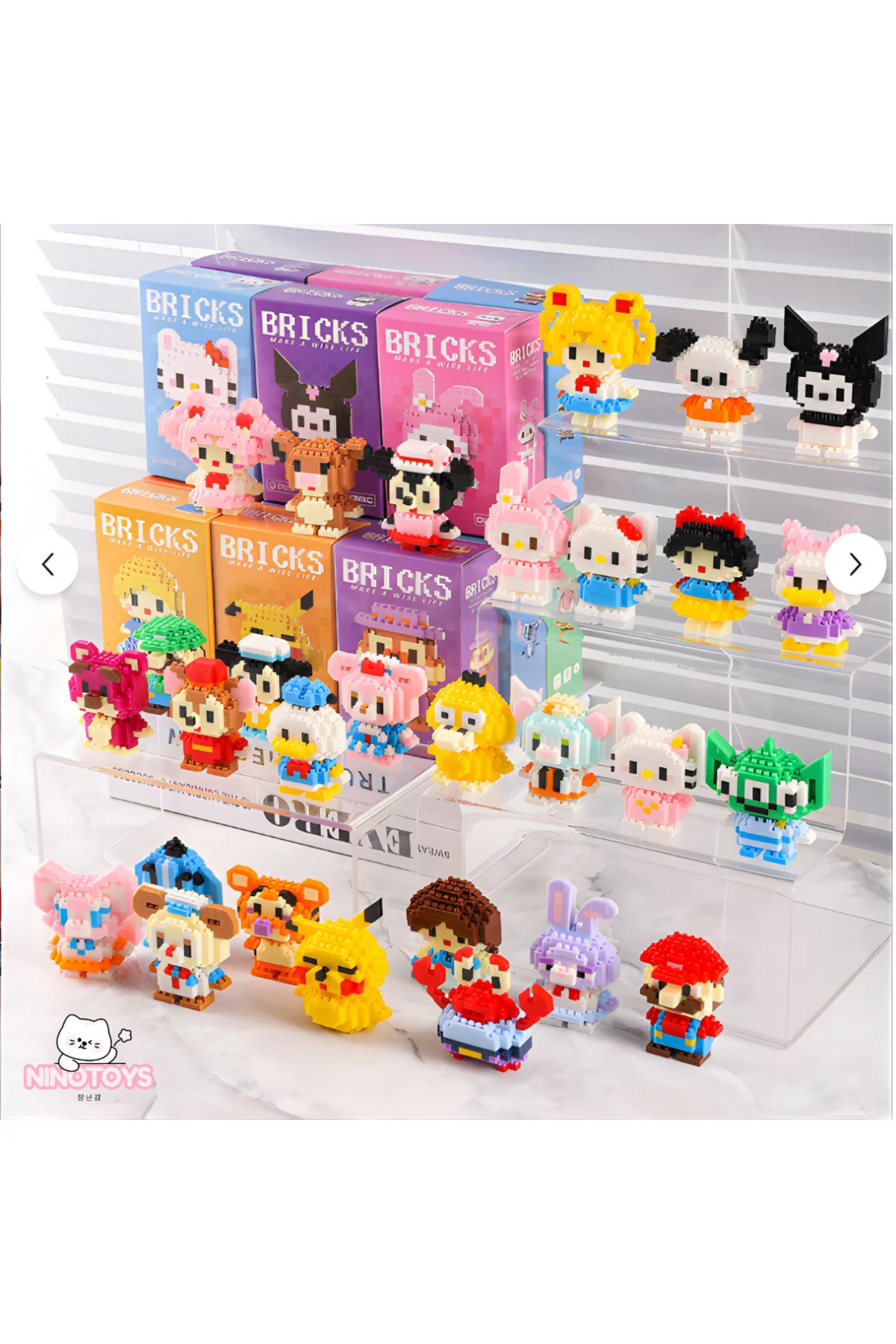پازل سه بعدی BRICKS CUTE CHARACTERS 3D PUZZLE KUROMI NinoToys