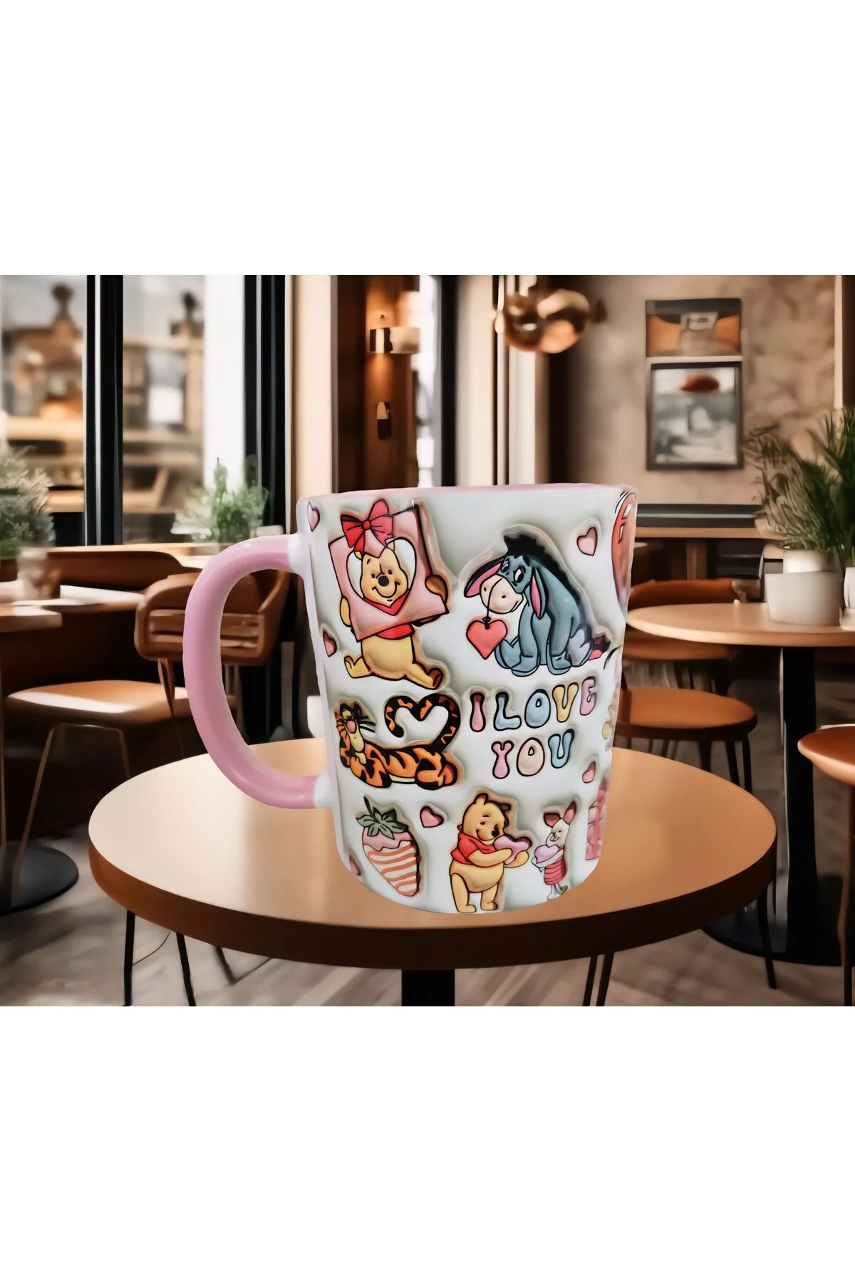 ماگ لیوان چینی سایز بزرگ طرح وینی پو Mugs and love