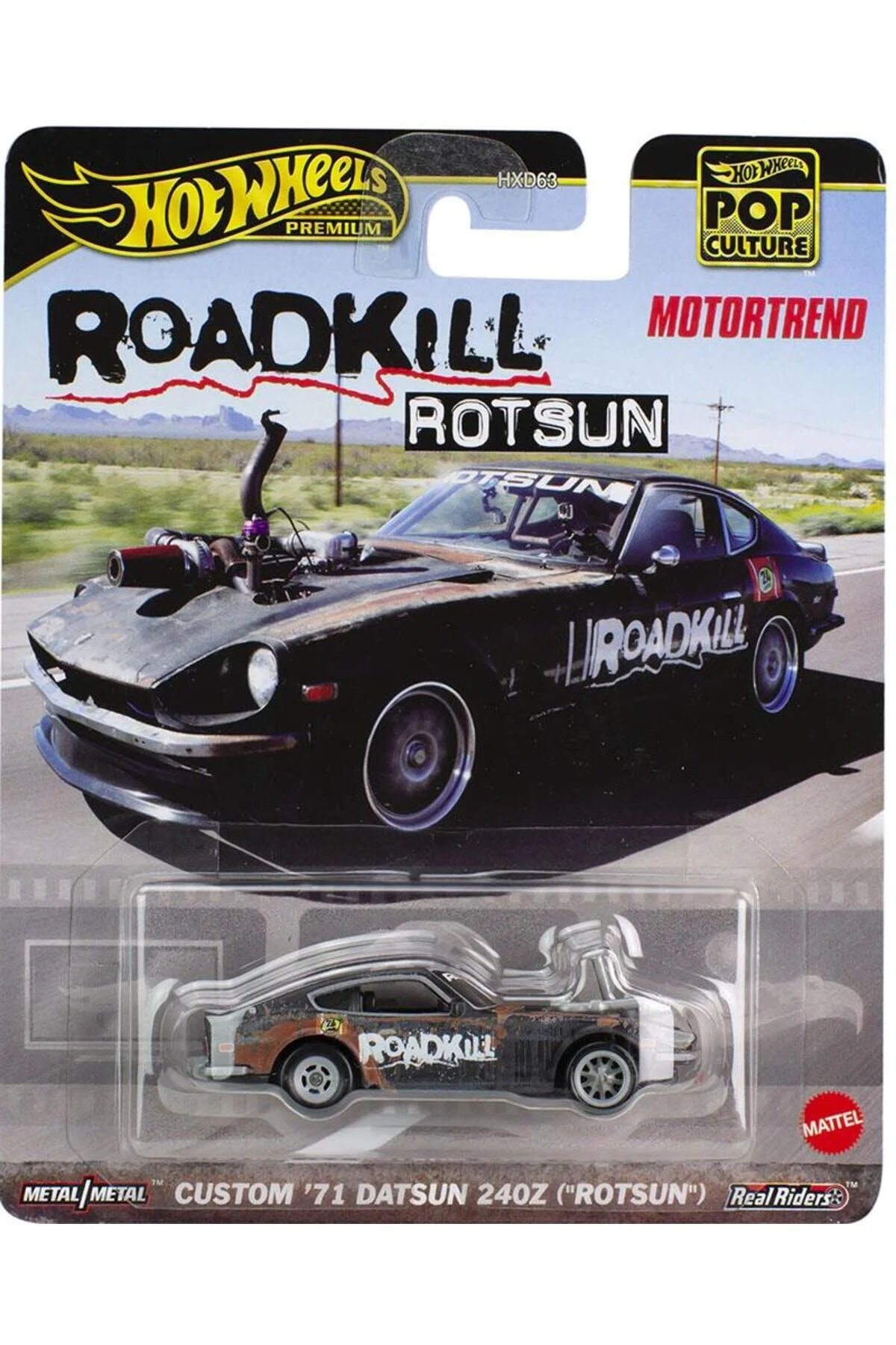 ماشین اسباب بازی PREMIUM POP CULTURE CUSTOM '71 DATSUN 240Z HKC37 از ترکیه HOT WHEELS
