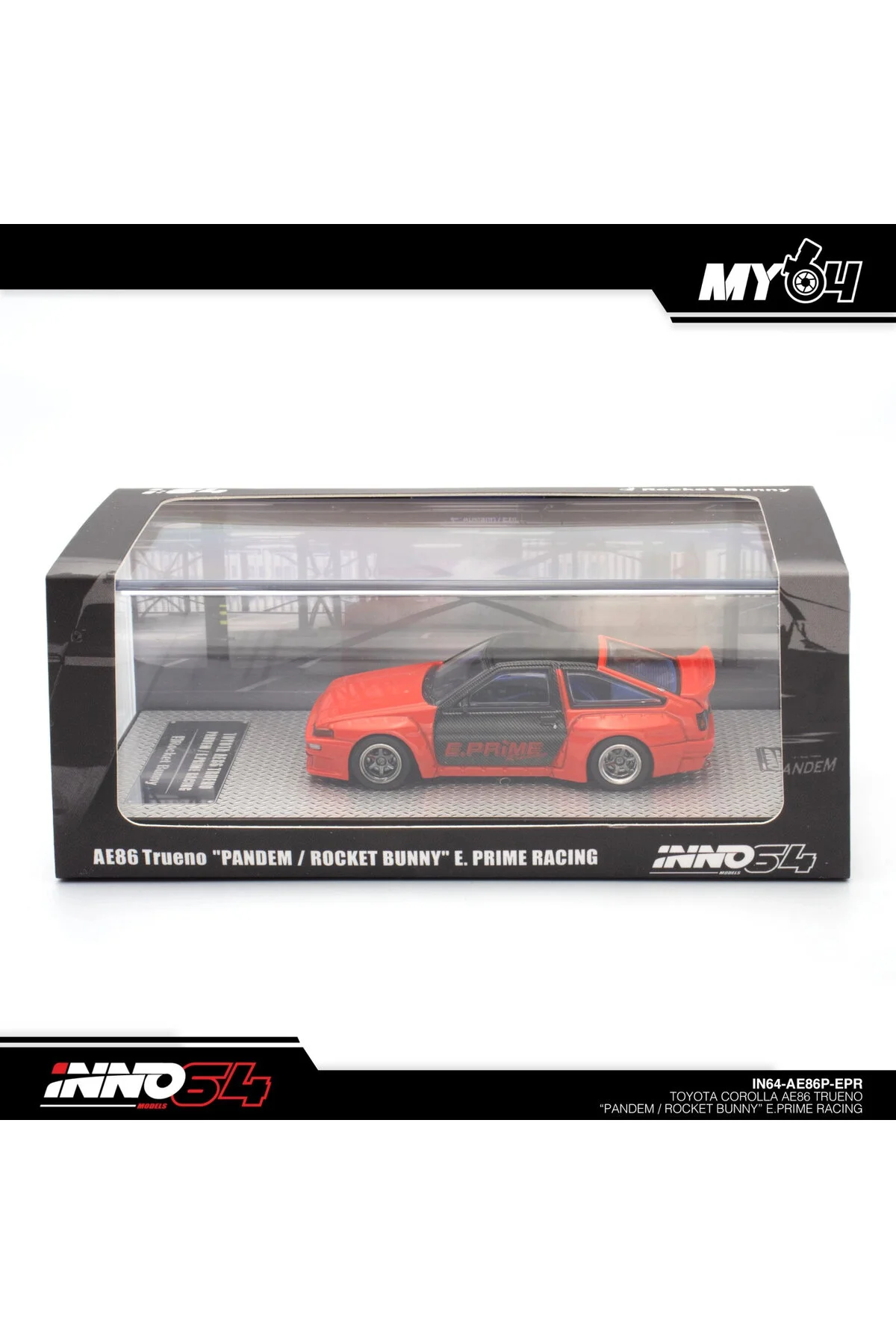 مدل خودرو INNO 1 64 TOYOTA COROLLA AE86 TRUENO PANDEM ROCKET BUNNY E.PRIME RACING Inno 64 Models