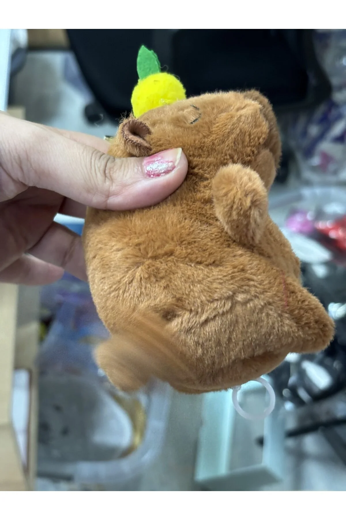 جلیقه کلید کیسه زینتی جاکلیدی اسباببازی دم CAPYBARA با شکل نرم کیفیت بالا Genel Markalar