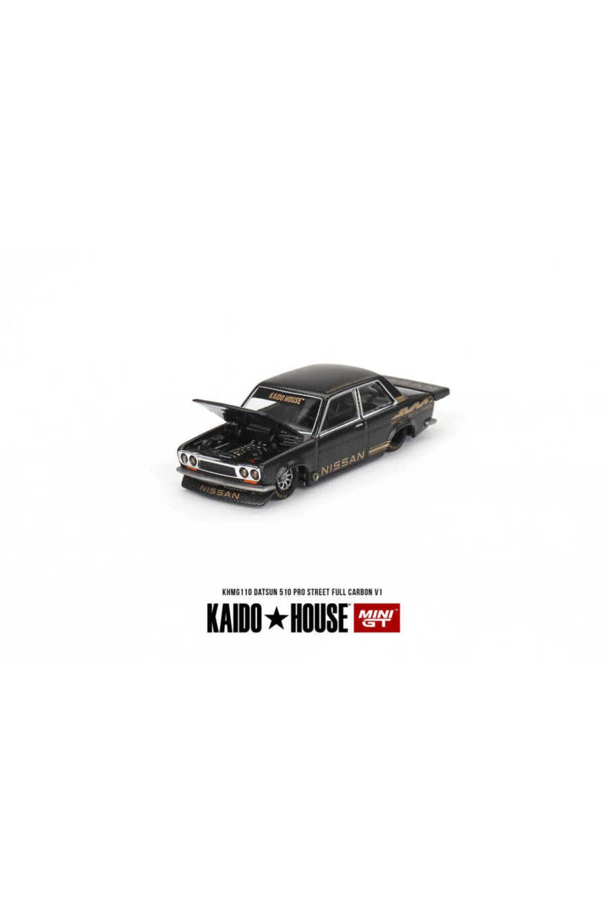 مدل خودرو KAIDO DATSUN 510 PRO STREET FULL CARBON V1 اورجینال mini gt
