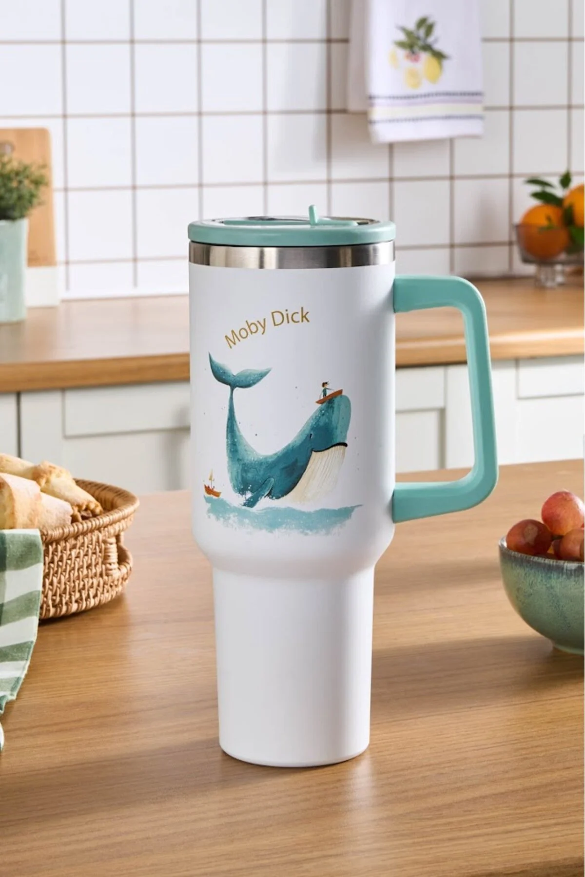 فلاسک STAR HERO MOBY STEEL THERMOS GREEN 1150 ML ضد نشتی اورجینال Karaca