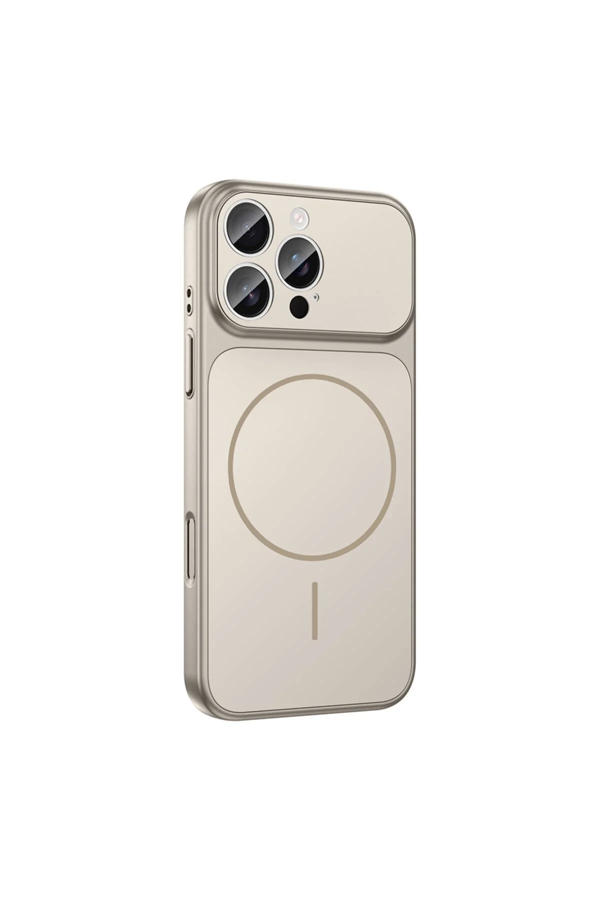 کاور و قاب محافظ IPHONE 15 PRO MAX ALT M SAFE CHARGING دوربین ویژه پوشش رسمی خاکستری Alan Tech