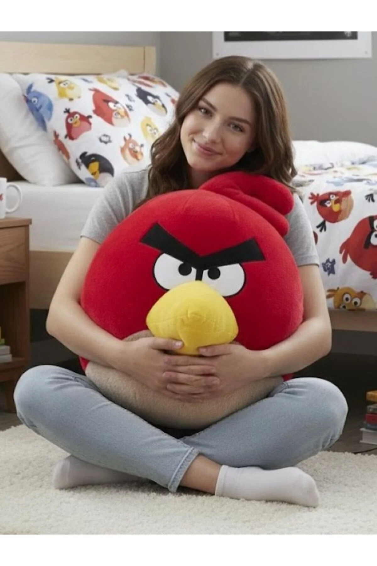 اسباب بازی های پشمی جامبو پلاس 40 سانتی متری Angry Birds