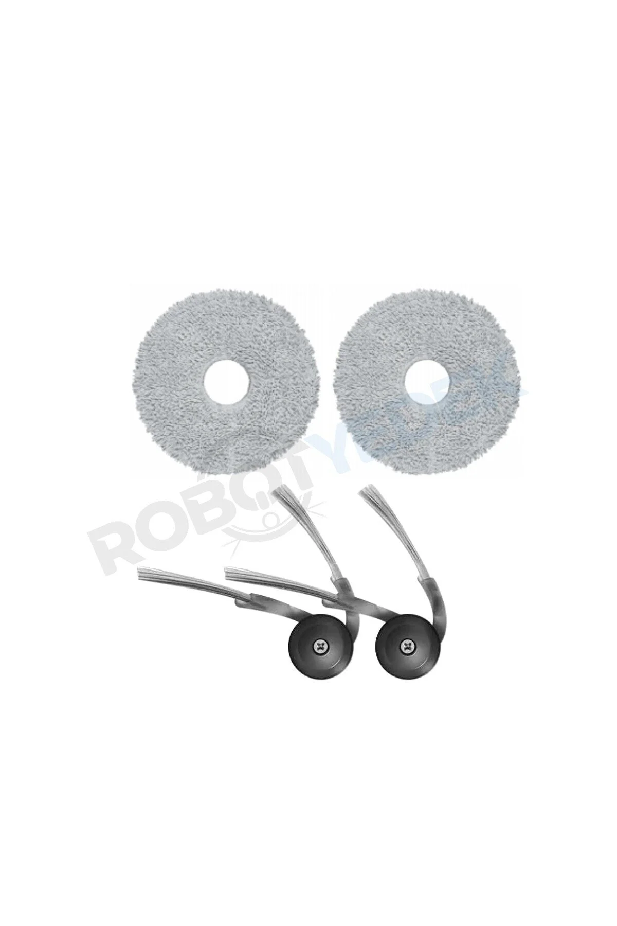 لوازم جانبی جاروبرقی MOP و ساید برس سازگار ROBOROCK QREVO CURVX 4 PIECES robotyedek