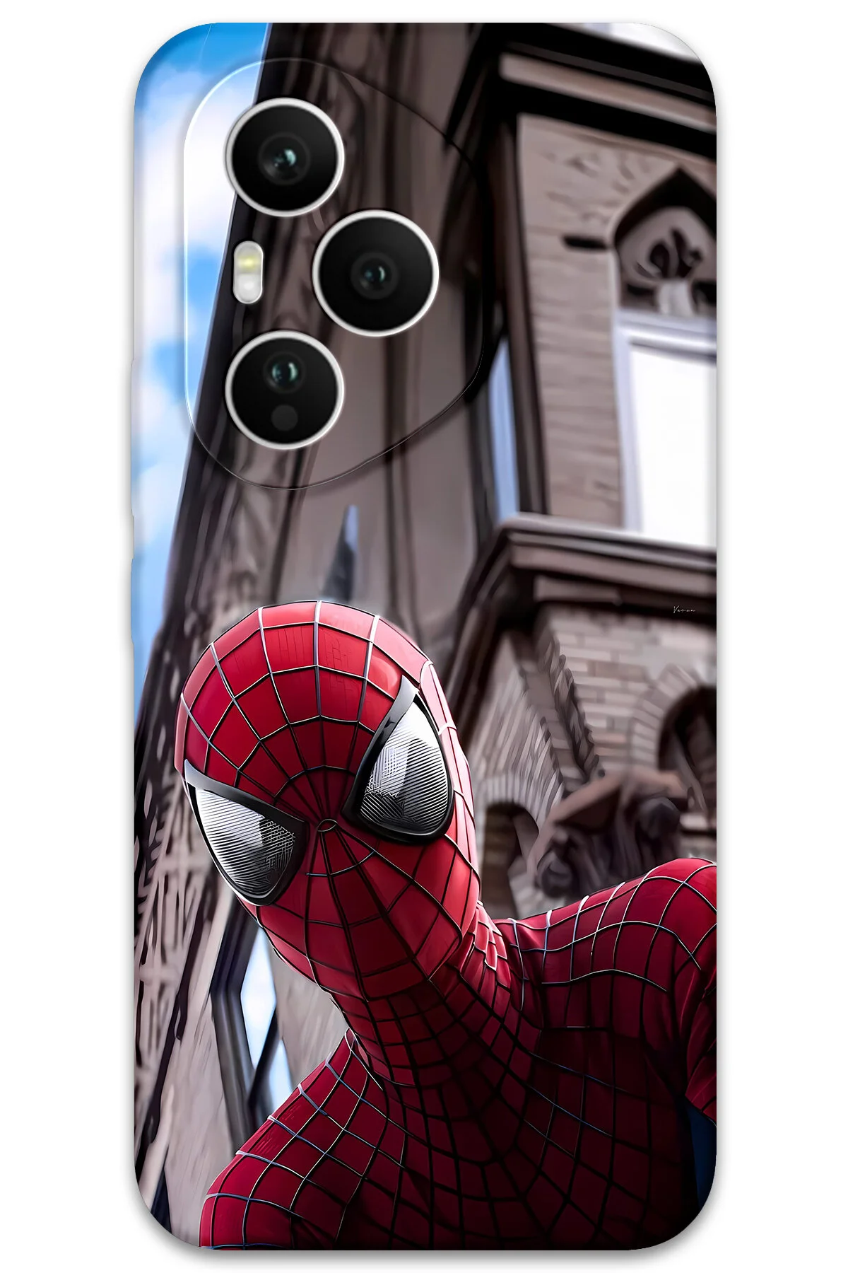 کاور و قاب تلفن همراه با طرح SPIDERMAN سازگار HONOR 400 PRO + محافظ صفحه Gramaphone