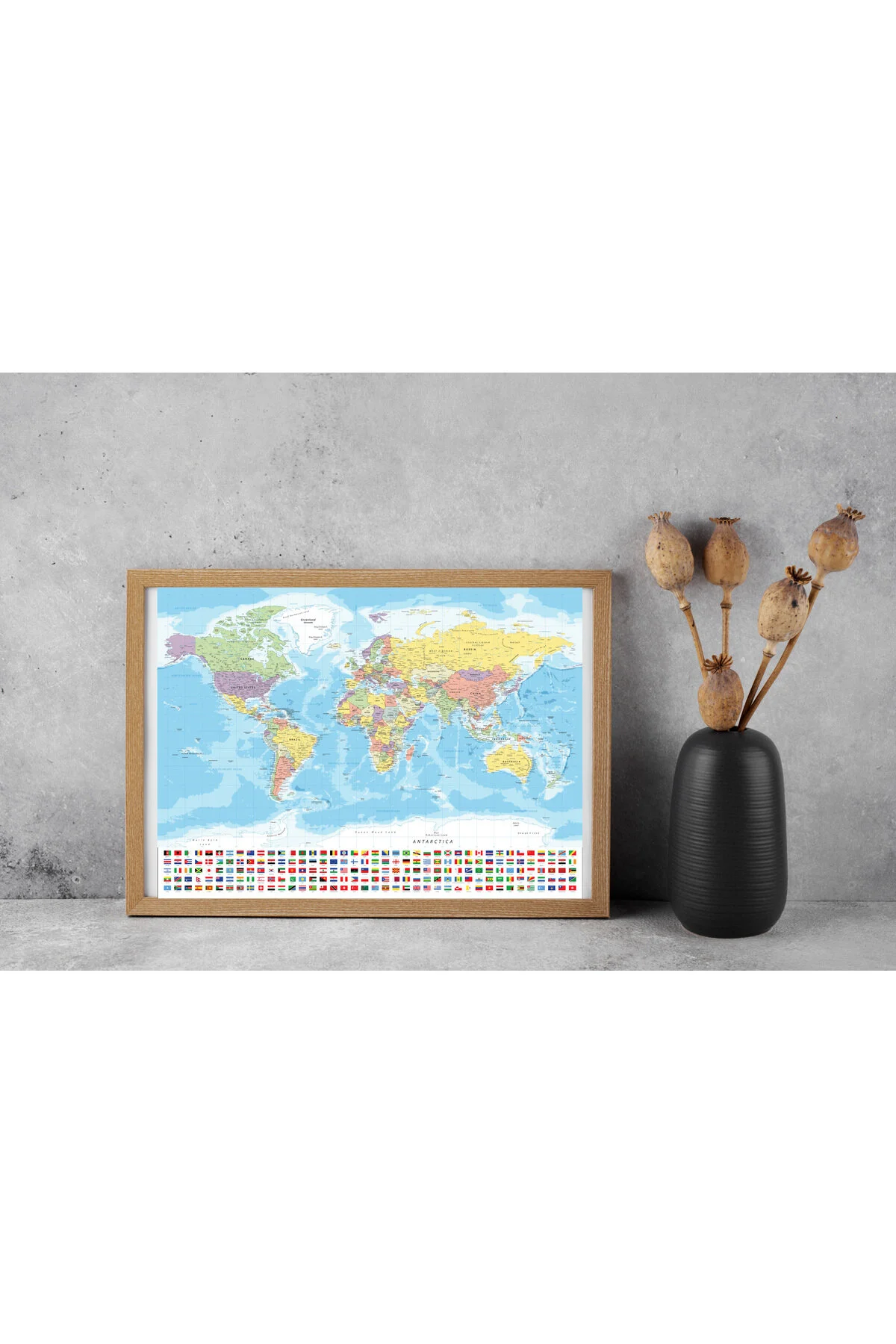 پازل 2 PIECES 1000 PIECE PLANETS AND WORLD MAP I Neverland
