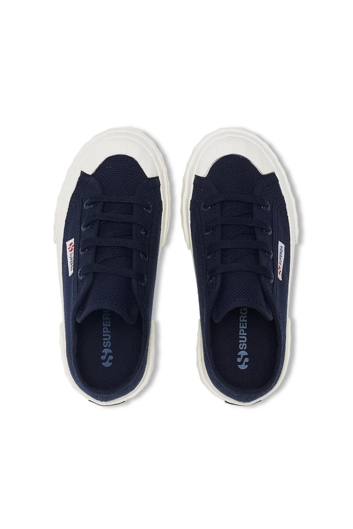 کفش دخترانه پسرانه یونیسکس 2630 نوار یونیکس ورزشی آبی سوپرگا Superga