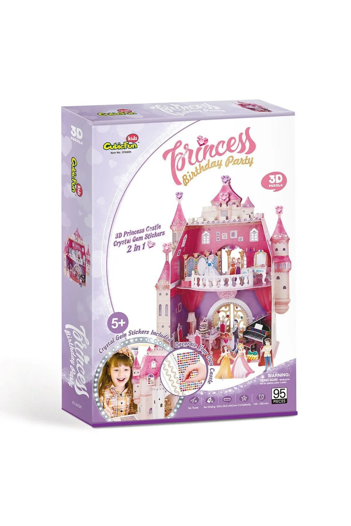 Cubic Fun پازل سه بعدی قلعه تولد پرنسس CUB/E1622H