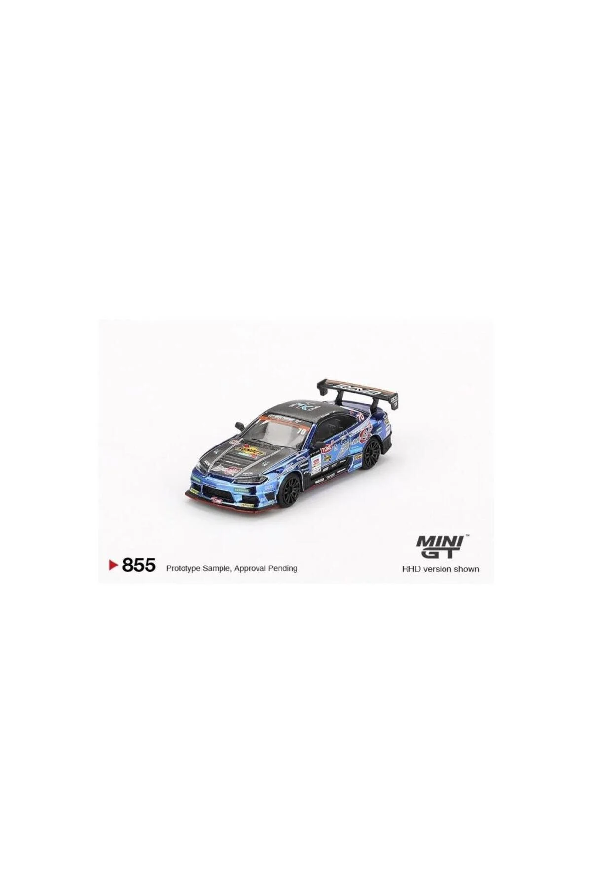 مدل خودرو 855 نیسان سیلویا S15 D MAX 70 RACING 2023 D1 GP 1 64 MODEL CAR اورجینال mini gt