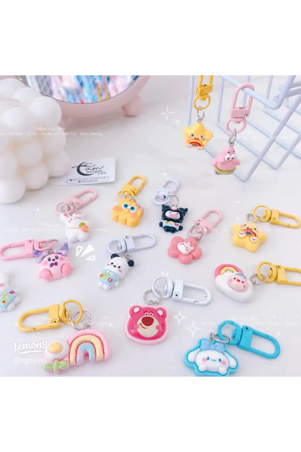 جلیقه کلید لوازم جانبی کیف و جاکلیدی ترکیبی تک KAWAII UĞURDAN