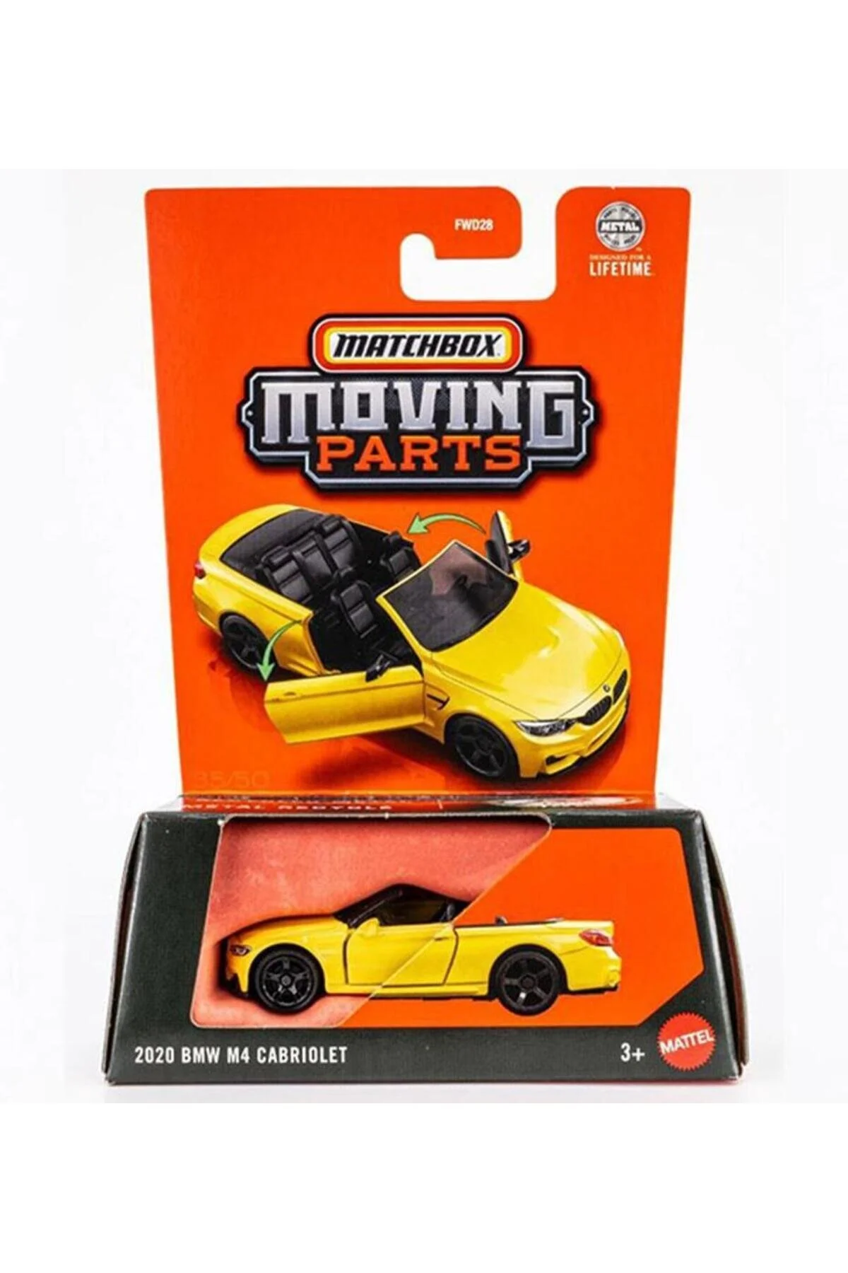 ماشین اسباب بازی MATCHBOX 2025 1:64 CARS 2020 BMW M4 CABRIOLET JBW85 از ترکیه HOT WHEELS
