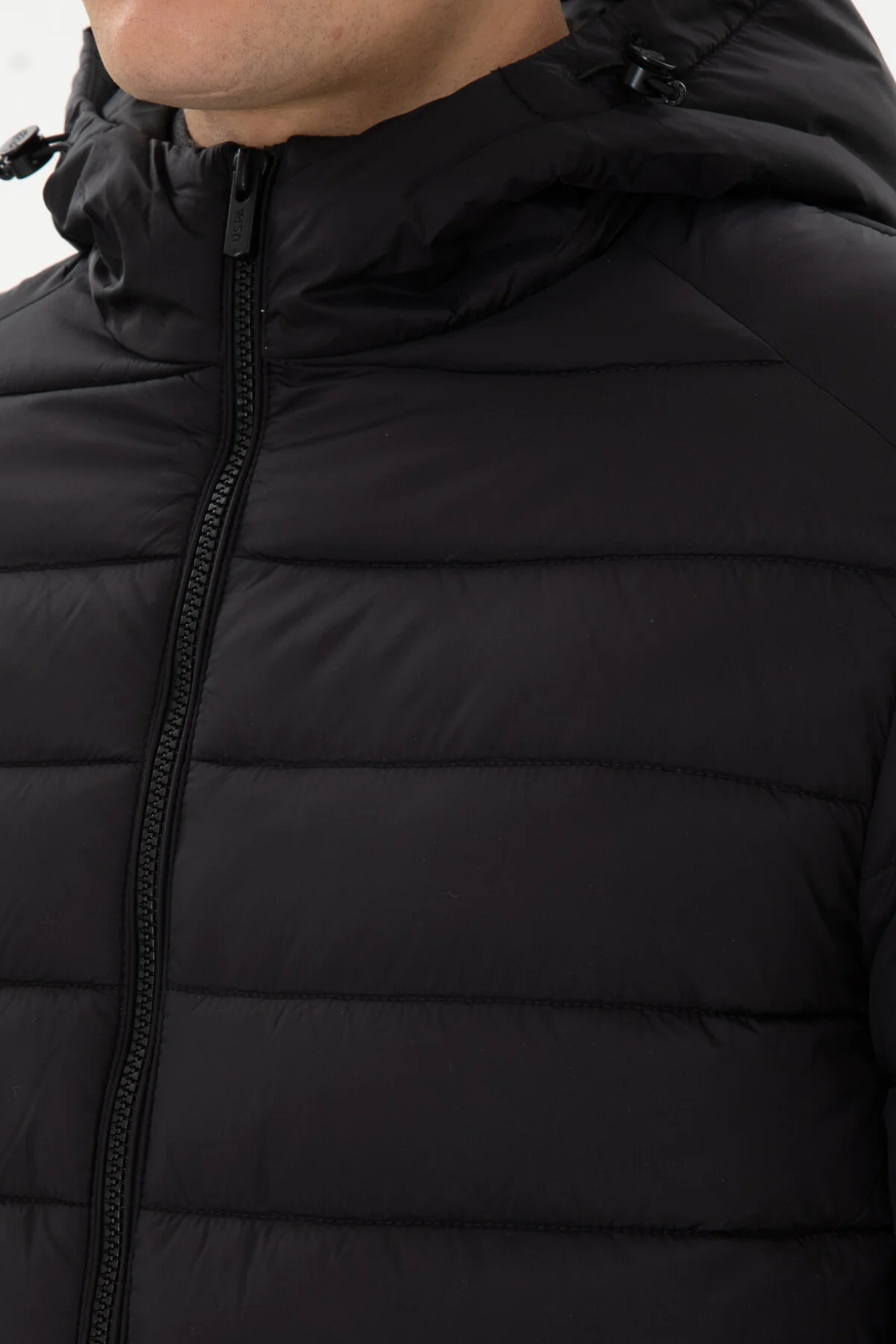 کاپشن مانتو مشکی مردانه 50310049 VR046 U.S. Polo Assn.