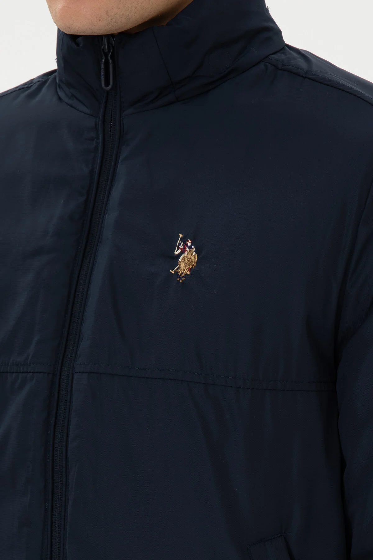 کاپشن مانتو آبی سرمه ای مردانه 50310244 VR033 U.S. Polo Assn.