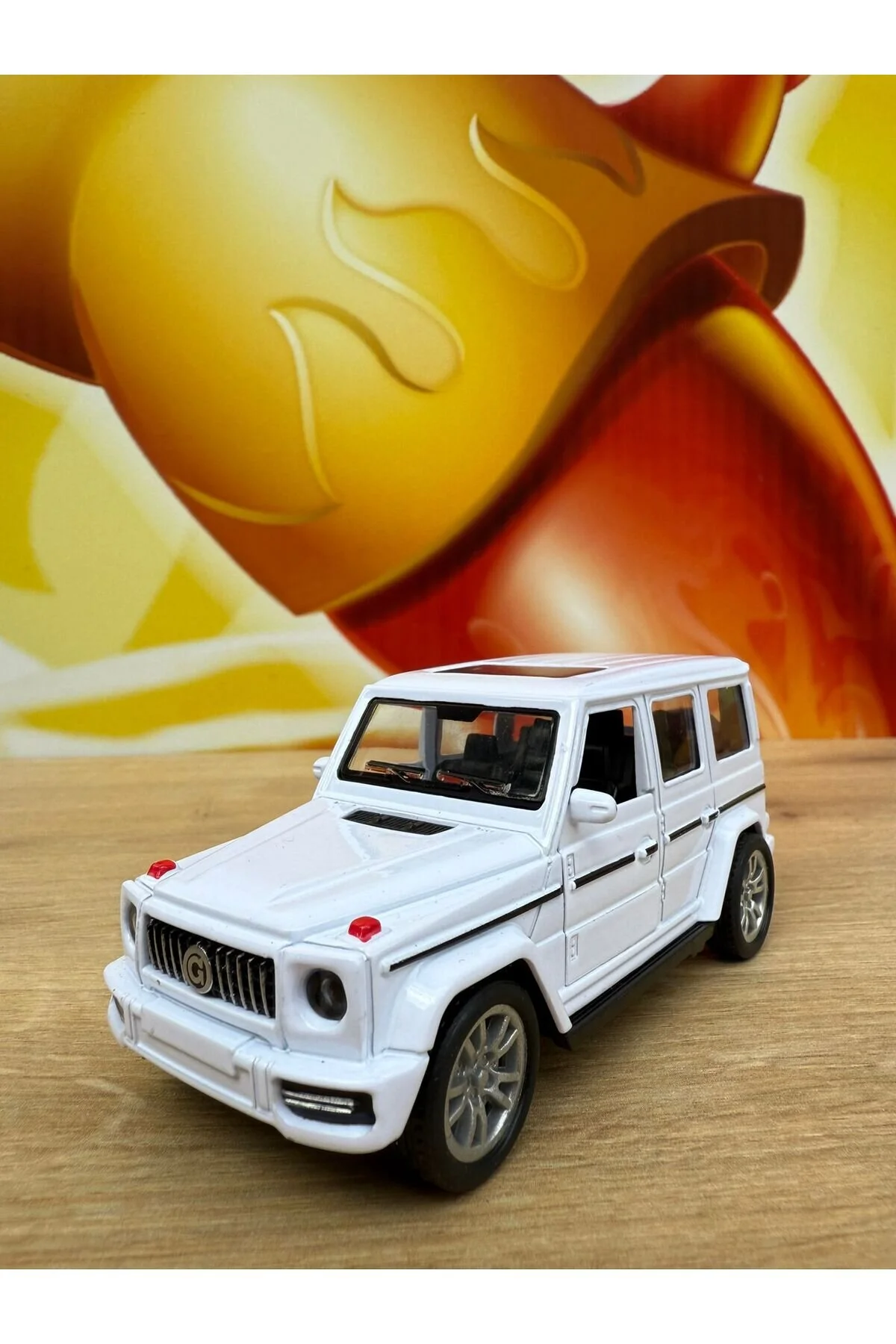 مدل خودرو مرسدس بنز کلاس G ماشین فلزی درب باز کشش DIECAST G63 12CM اورجینال scntoys